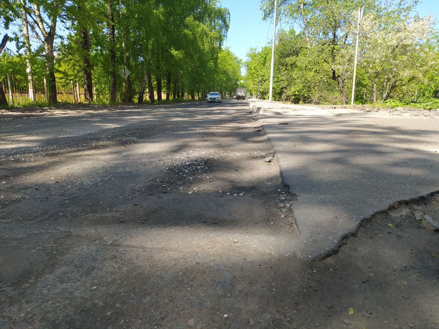 Дорога, проезжая часть, ремонт, асфальт