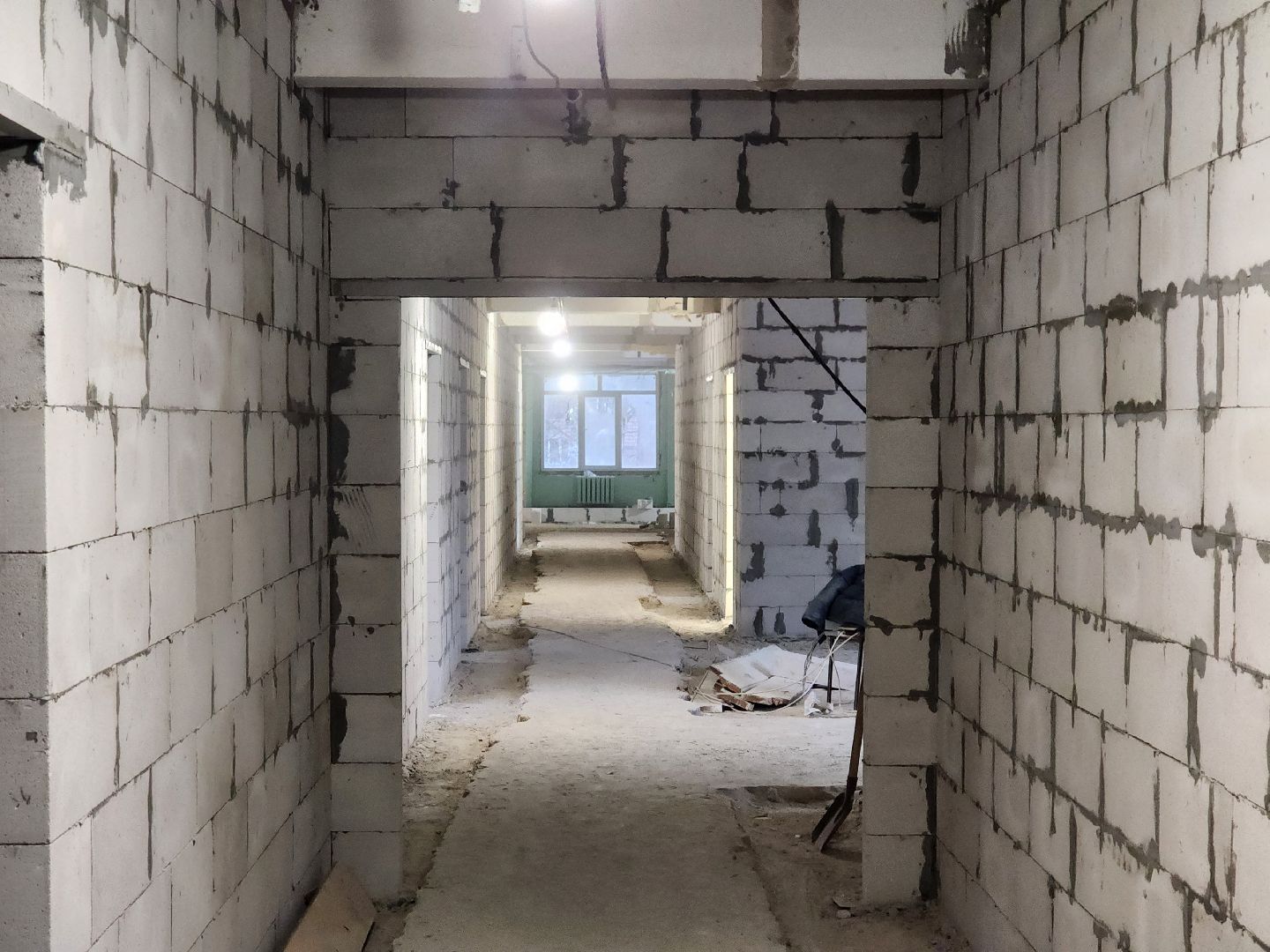 пушкинский городской округ,софрино, софринский образовательный комплекс, капитальный ремонт, демонтажные работы, возведение стен,