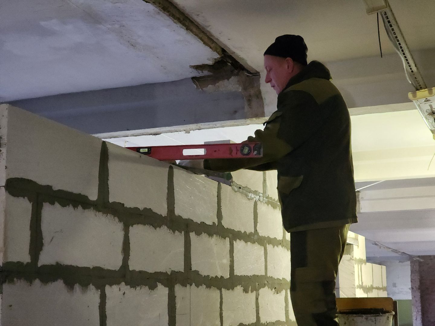 пушкинский городской округ,софрино, софринский образовательный комплекс, капитальный ремонт, демонтажные работы, возведение стен,