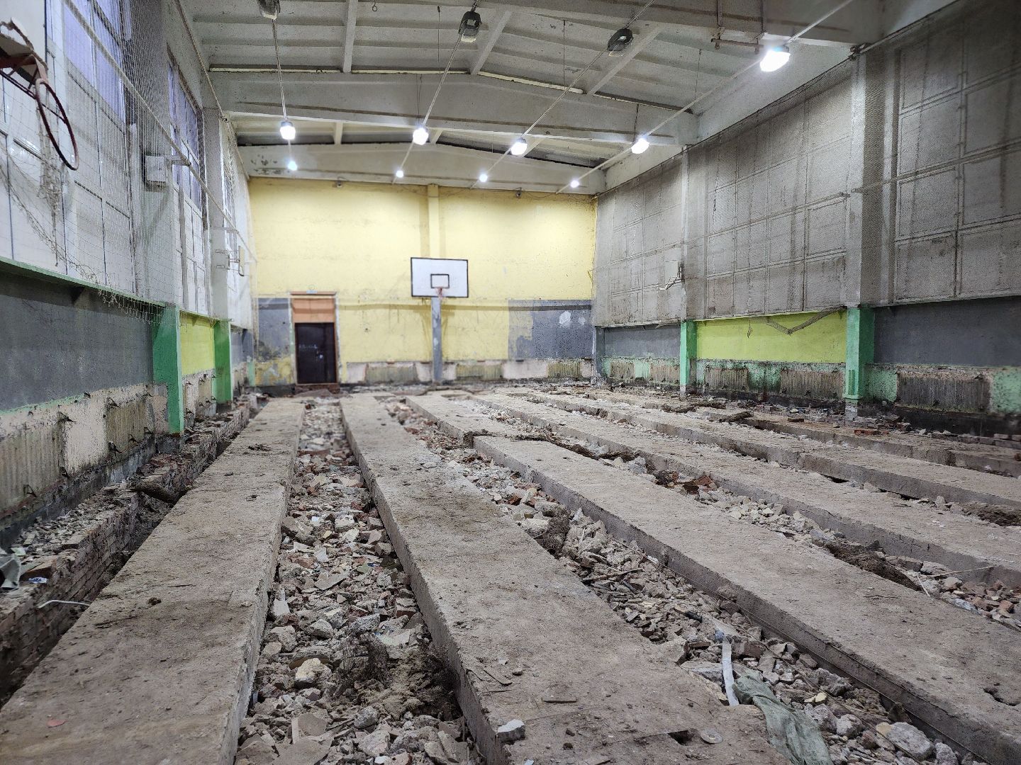 пушкинский городской округ,софрино, софринский образовательный комплекс, капитальный ремонт, демонтажные работы, возведение стен,