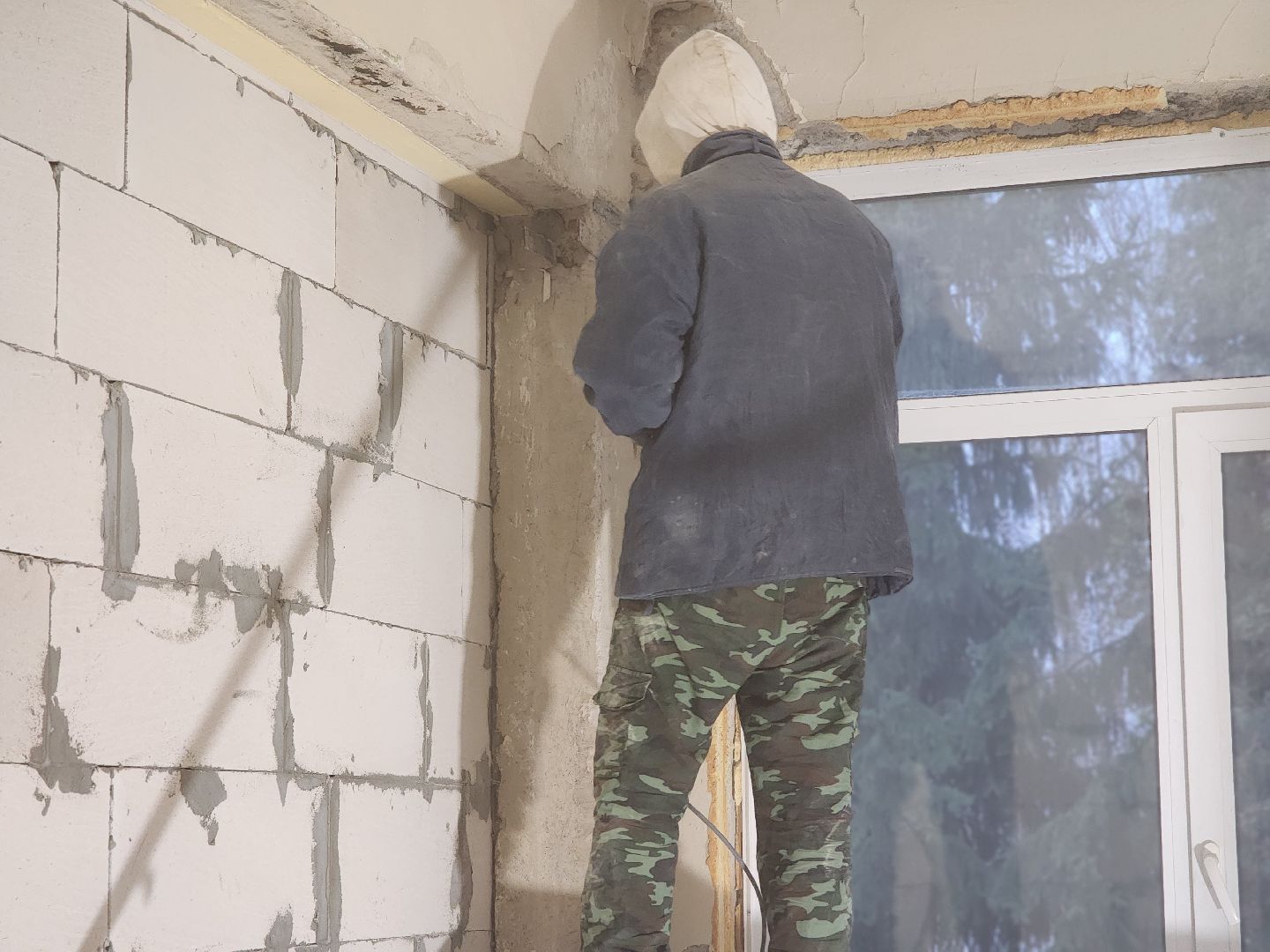 пушкинский городской округ,софрино, софринский образовательный комплекс, капитальный ремонт, демонтажные работы, возведение стен,