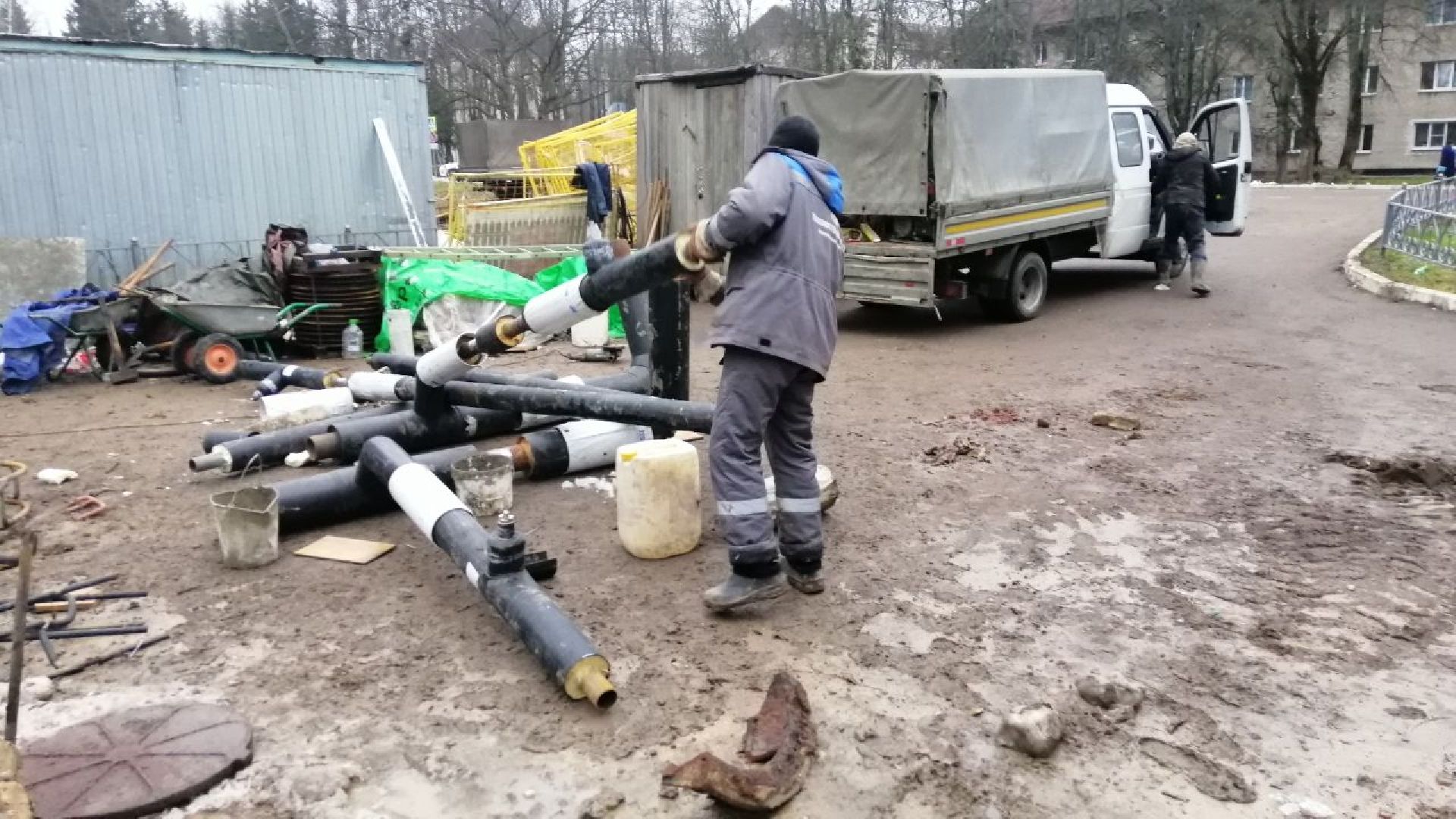 городской округ восход, жкх, благоустройство, теплосети, реконструкция теплосетей, трубы,