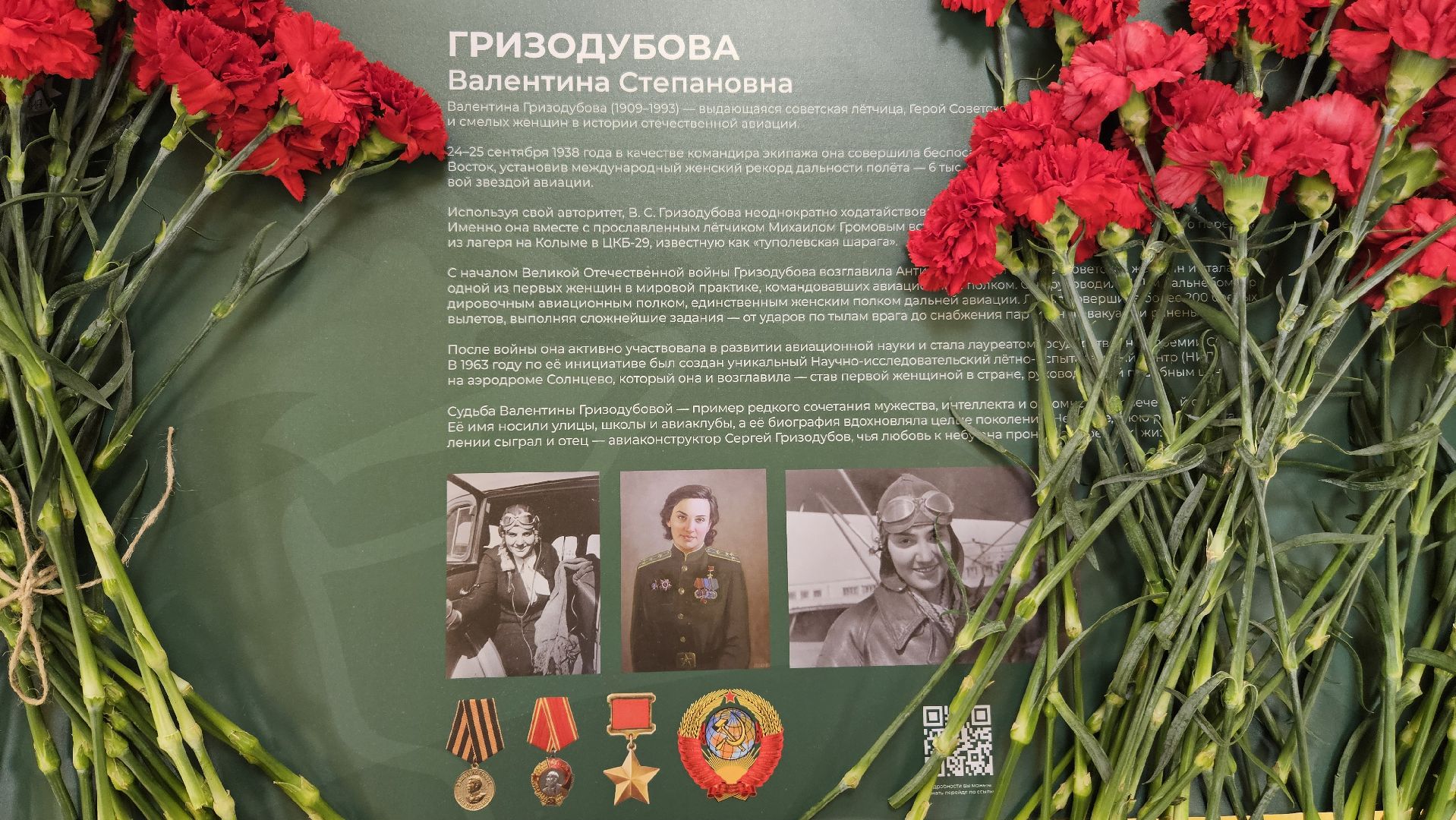 гризодубова, герои отечества, жуковский,