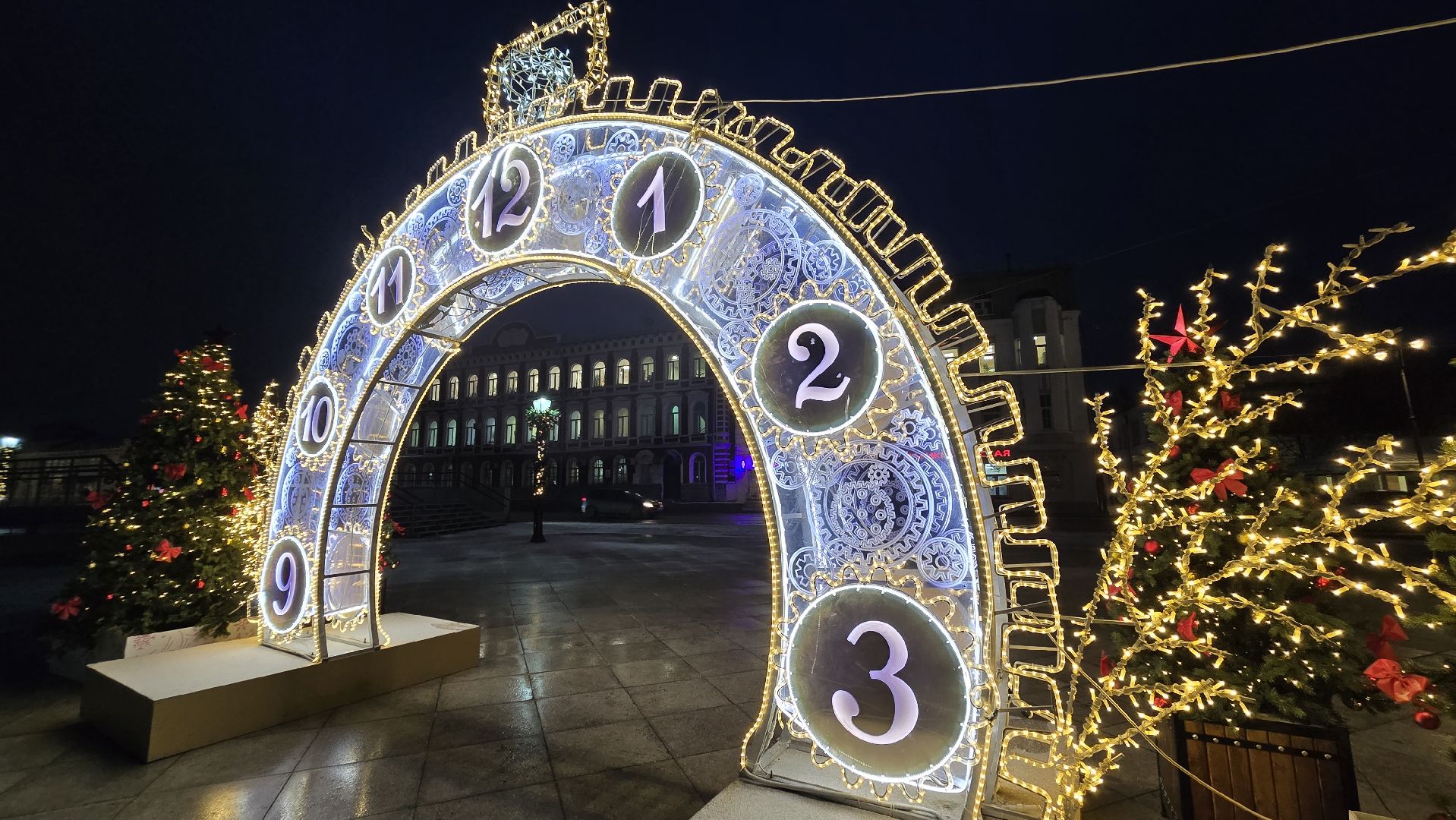 Коломна , новогодняя елка, зима в подмосковье, подготовка к новому году,