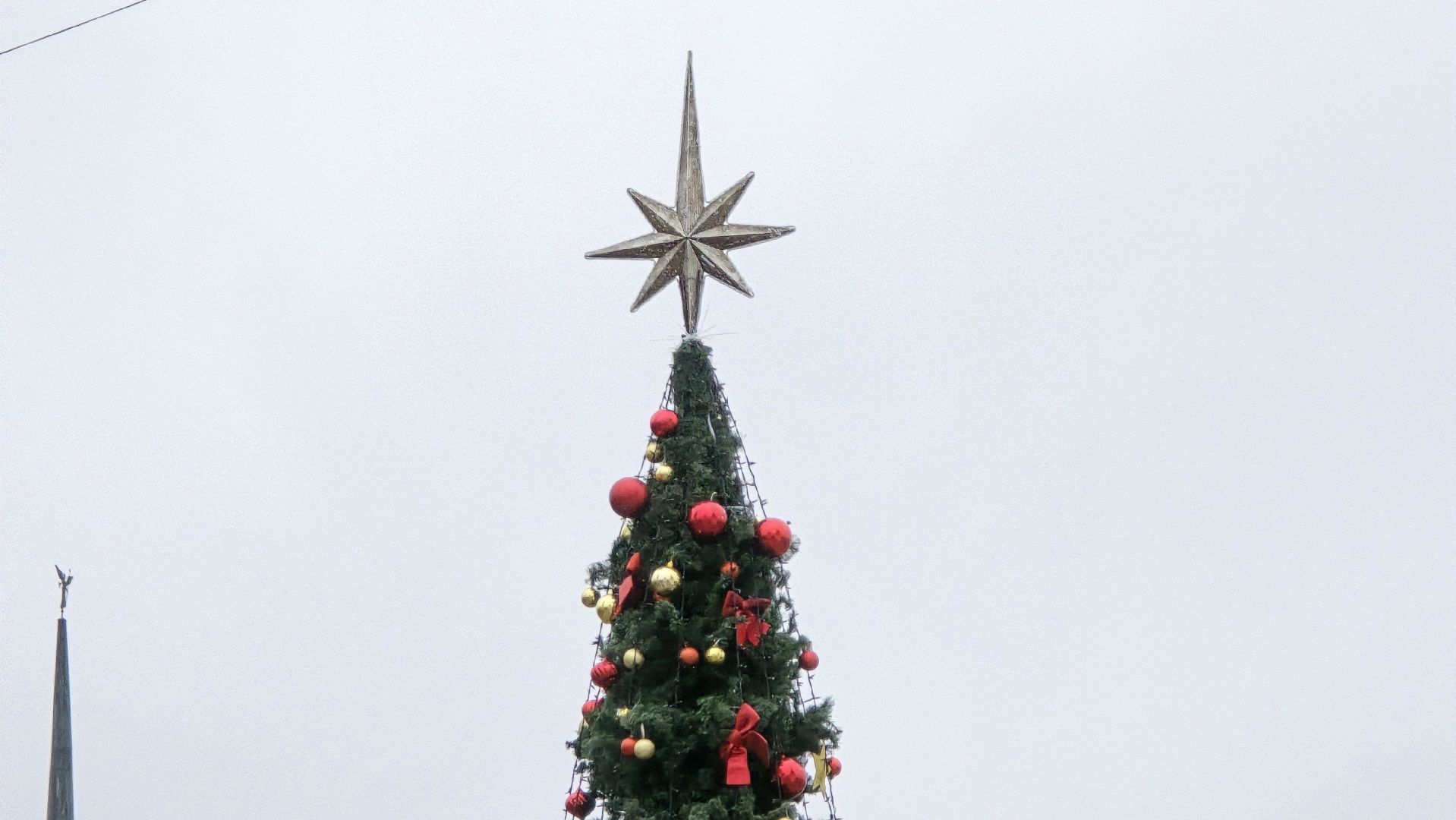 Коломна , новогодняя елка, зима в подмосковье, подготовка к новому году,