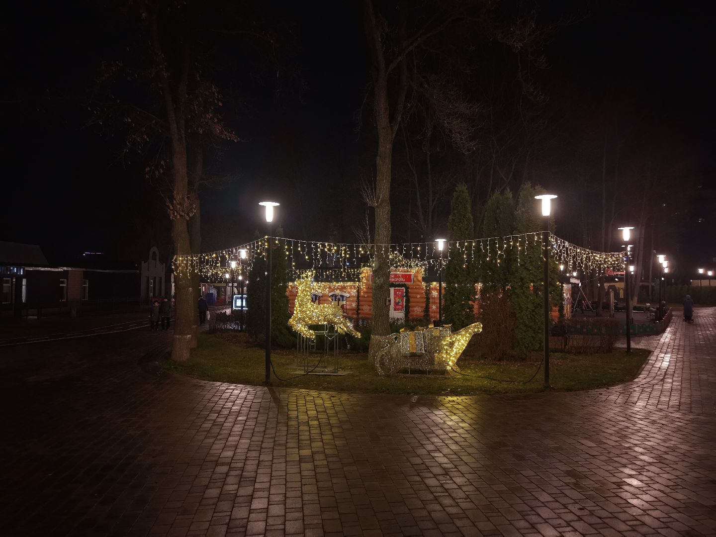 видео с коптера, елка в парке Талалихина , новый год в подольске, елка в подольске, парк талалихина,