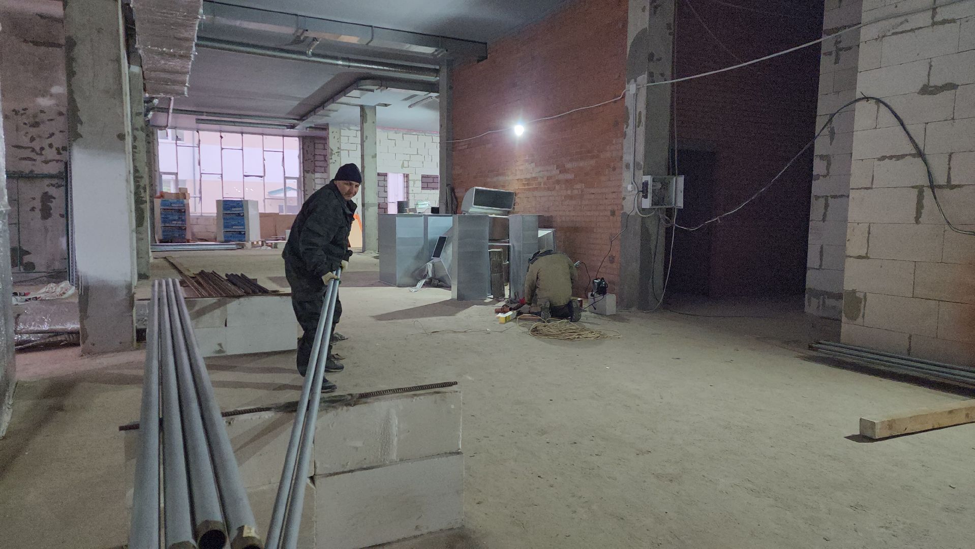 истра, строительство школы, пристройка к школе,