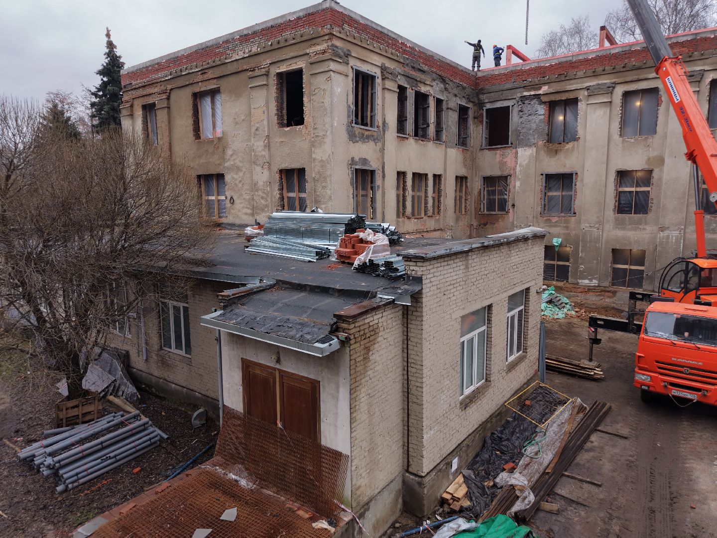 видео с коптера, ухтомская больница,