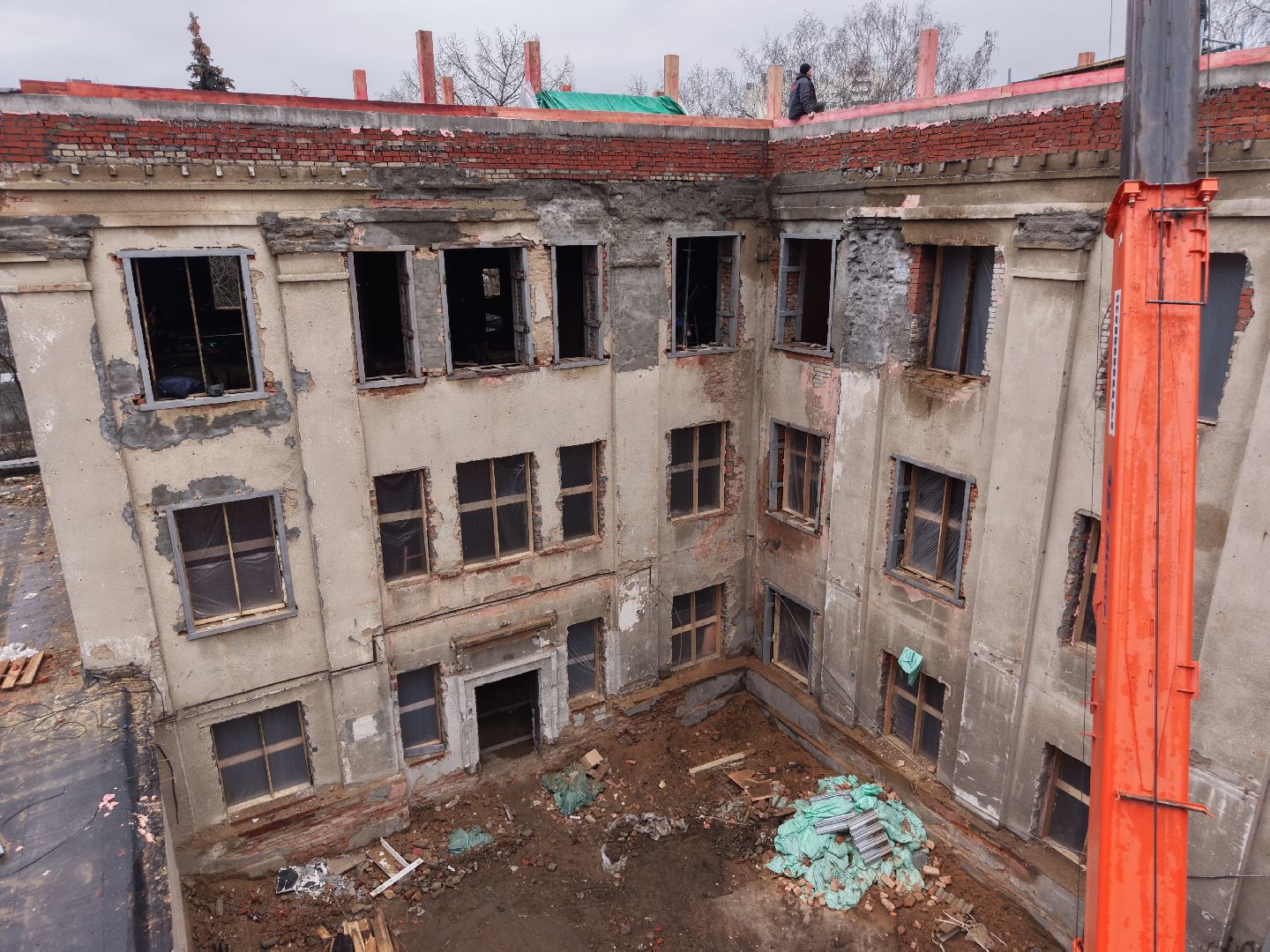 видео с коптера, ухтомская больница,