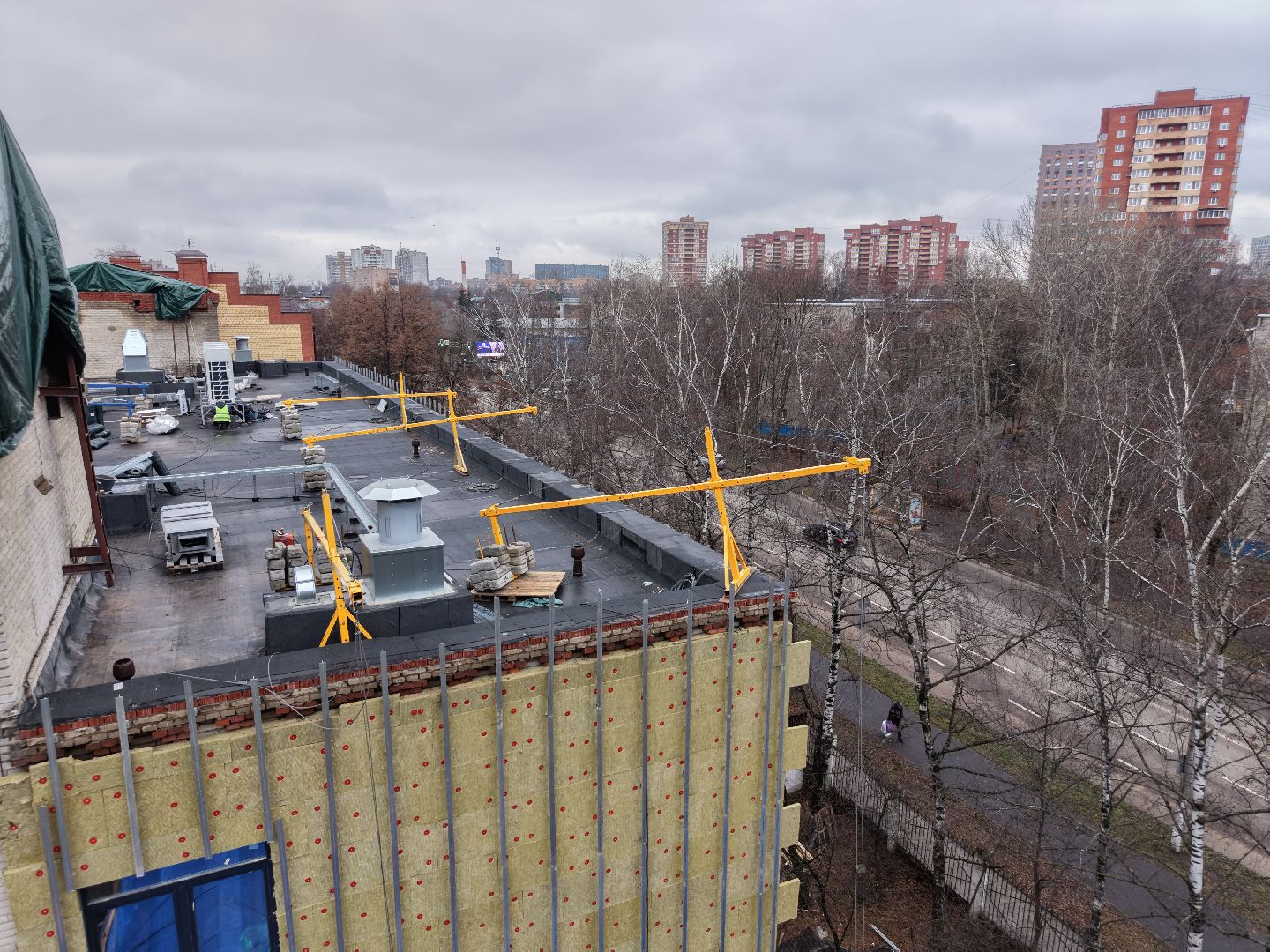 видео с коптера, ухтомская больница,