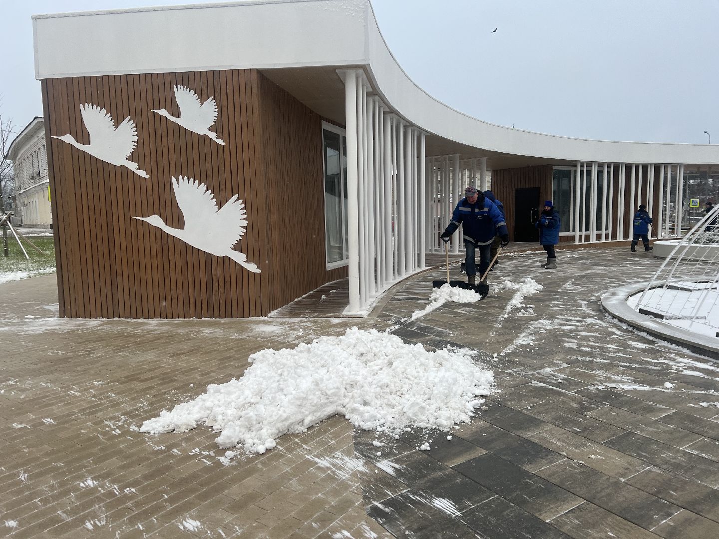 талдомский городской округ, Уборка снега талдом, Снегопад талдом,