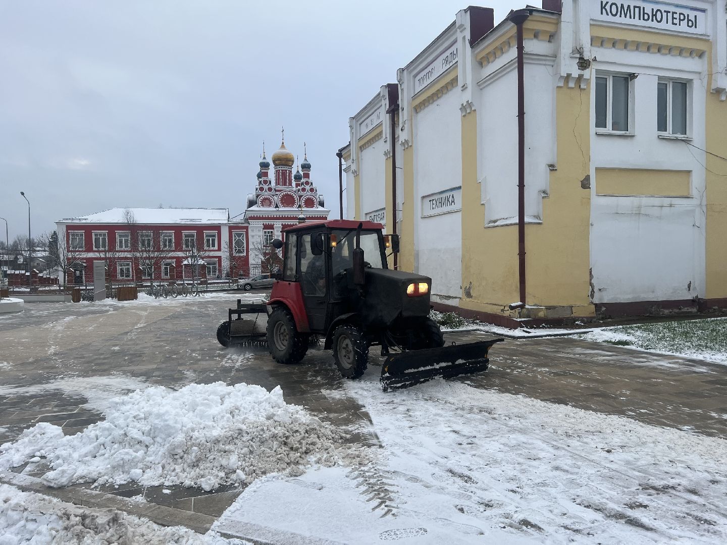 талдомский городской округ, Уборка снега талдом, Снегопад талдом,