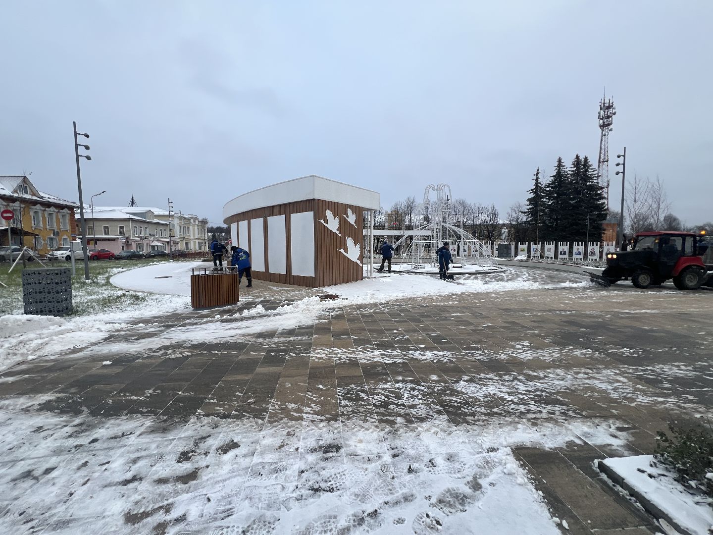 талдомский городской округ, Уборка снега талдом, Снегопад талдом,