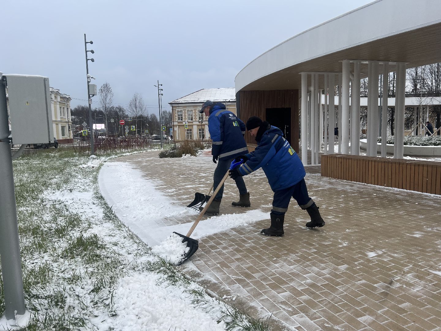 талдомский городской округ, Уборка снега талдом, Снегопад талдом,