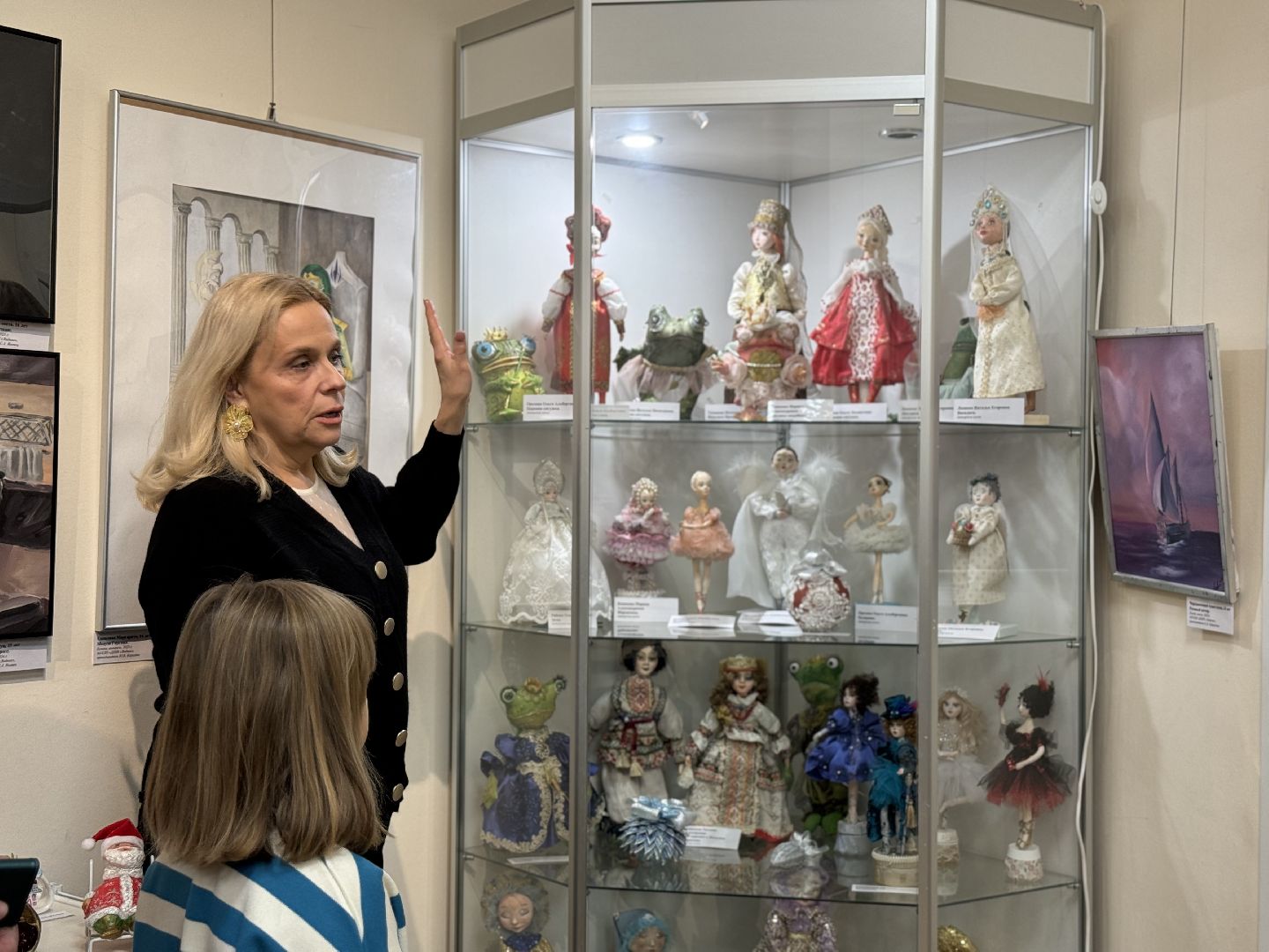 выставка , авторские куклы , историко - культурный центр, мастерицы,арт-студия абажур,