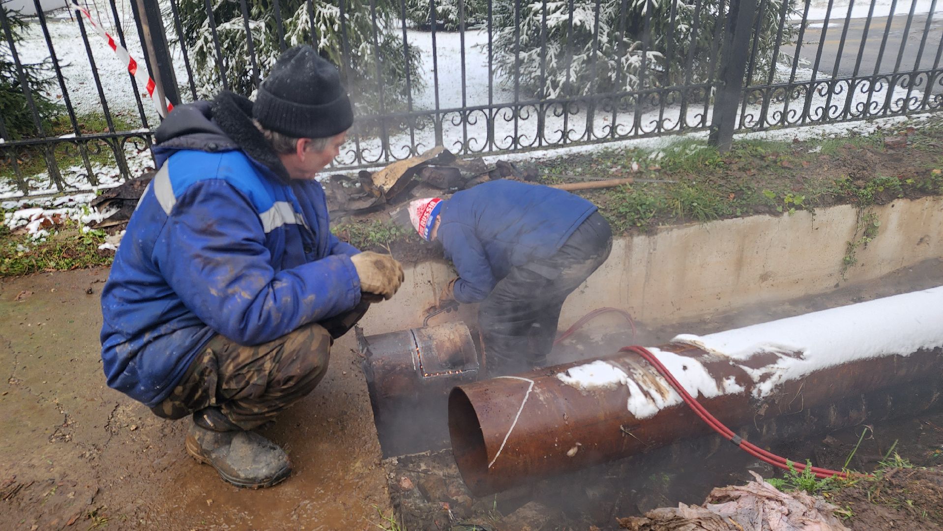Зарайск, Ремонт теплосетей в Зарайске, Замена труб теплосети,