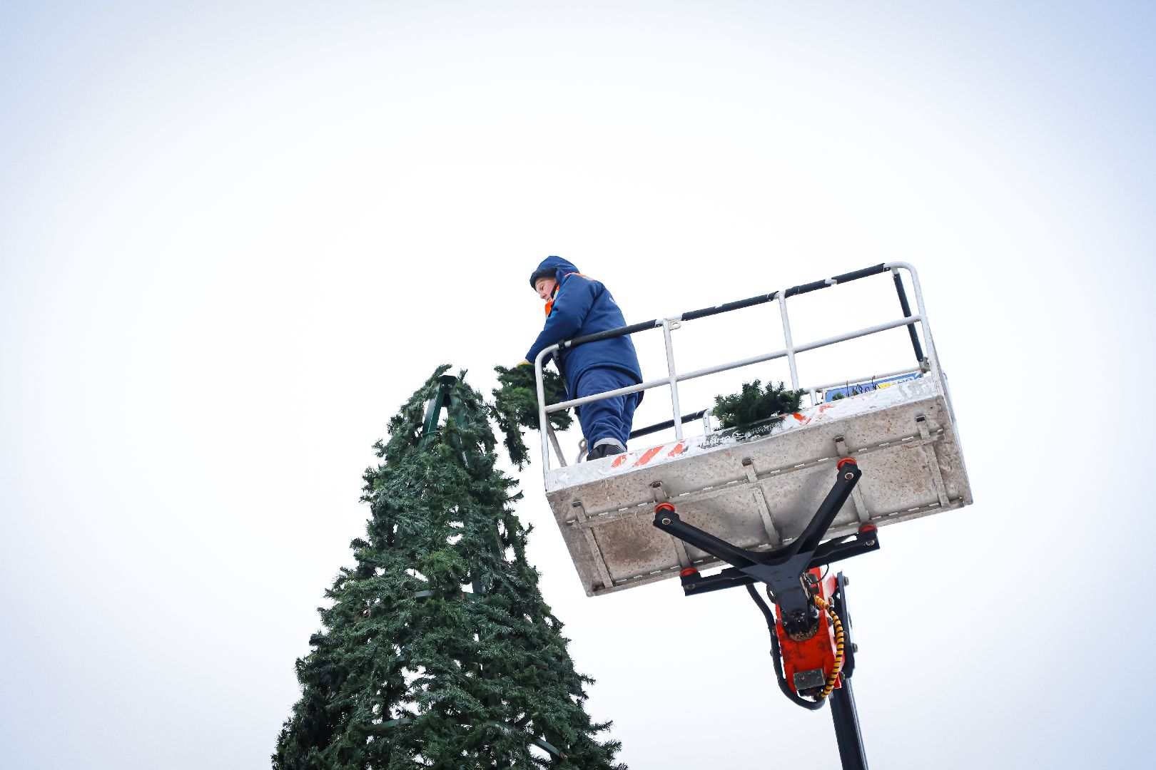клин, общество, благоустройство, украшение города к новому году,