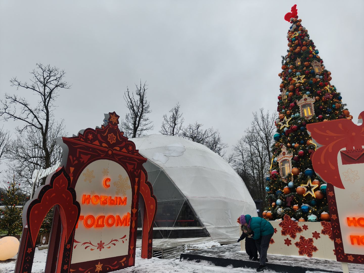 одинцовский парк культуры спорта и отдыха, зима в  подмосковье, зимнее меню, парки,