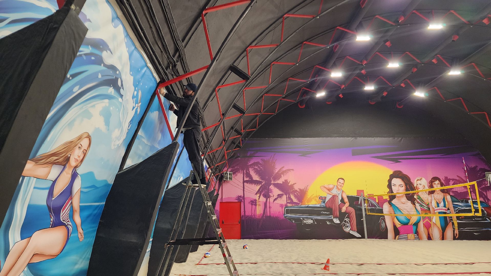 спорт, спортплощадка, волейбол, пляжный волейбол, домодедово, подмосковье , спортобъект, спортивный объект ,