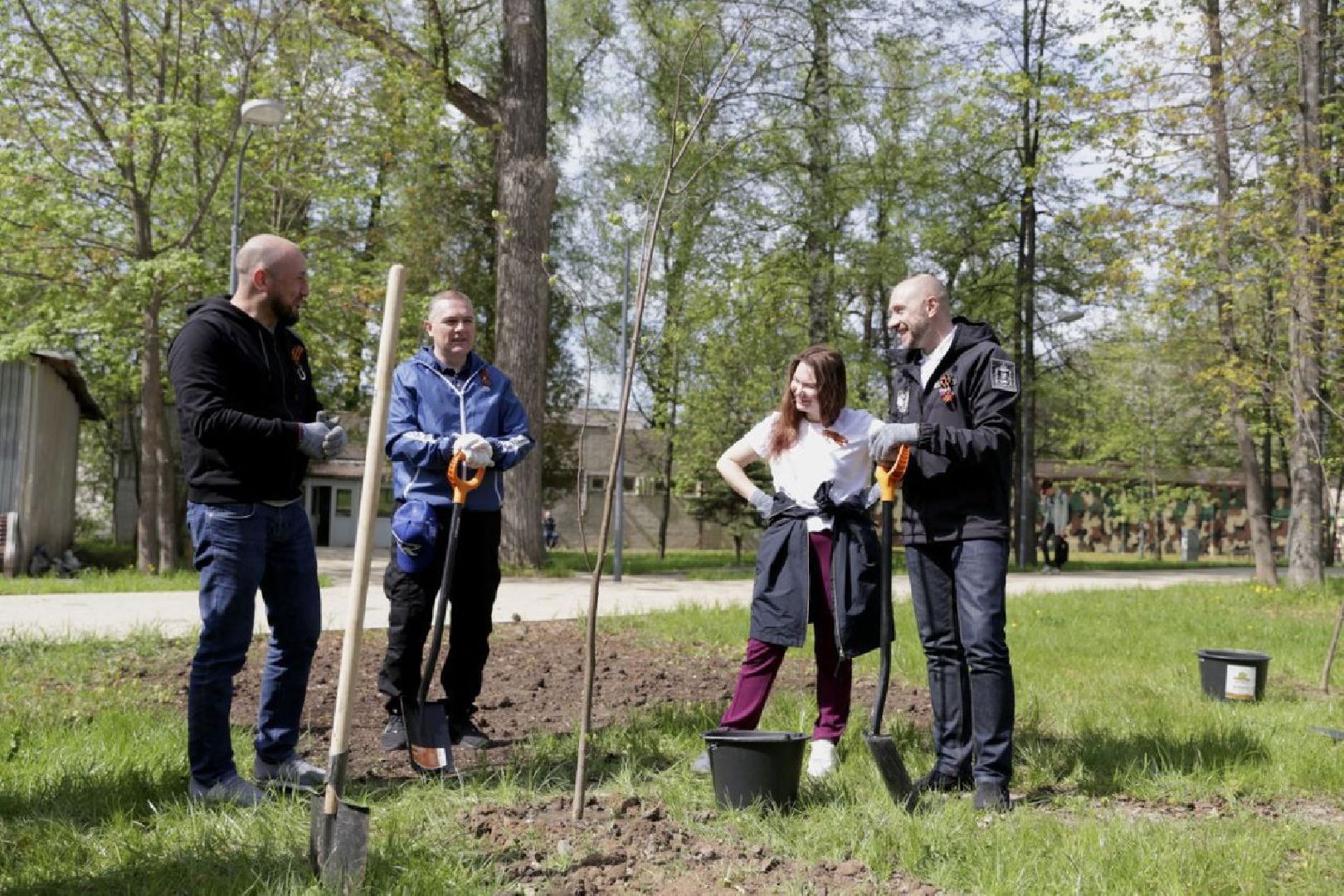 Солнечногорск, леспобеды, акция, деревья, ветераны