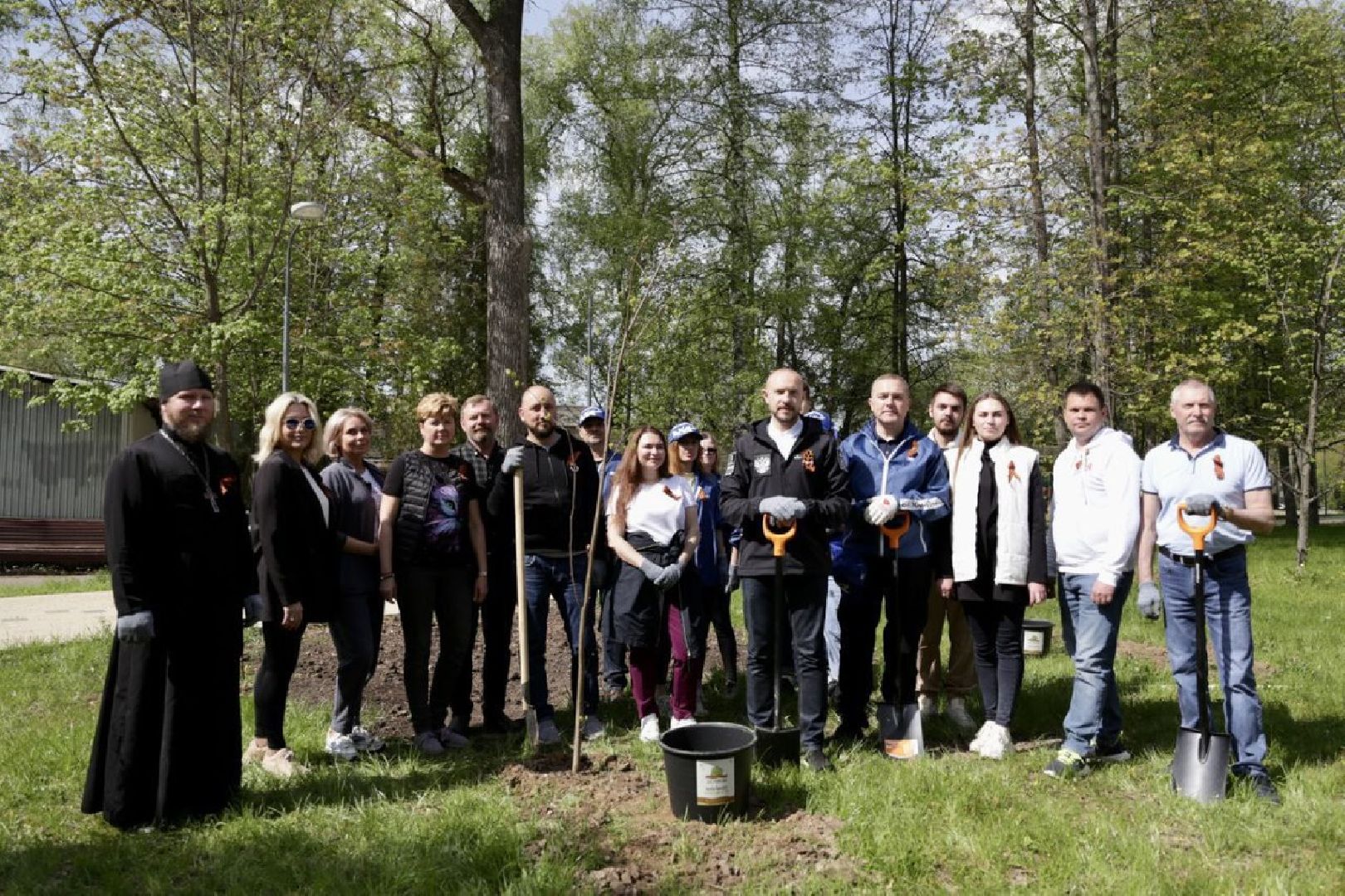 Солнечногорск, леспобеды, акция, деревья, ветераны