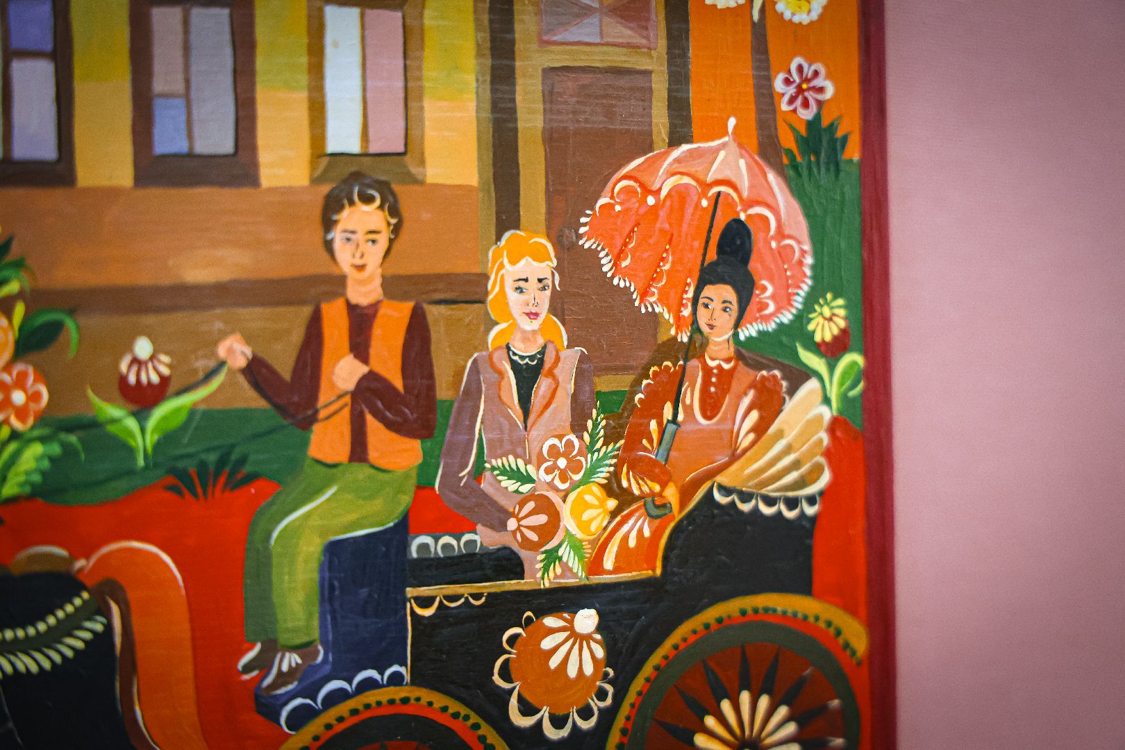 клин, общество,  культура, выставки, городецкая роспись, подмосковье,