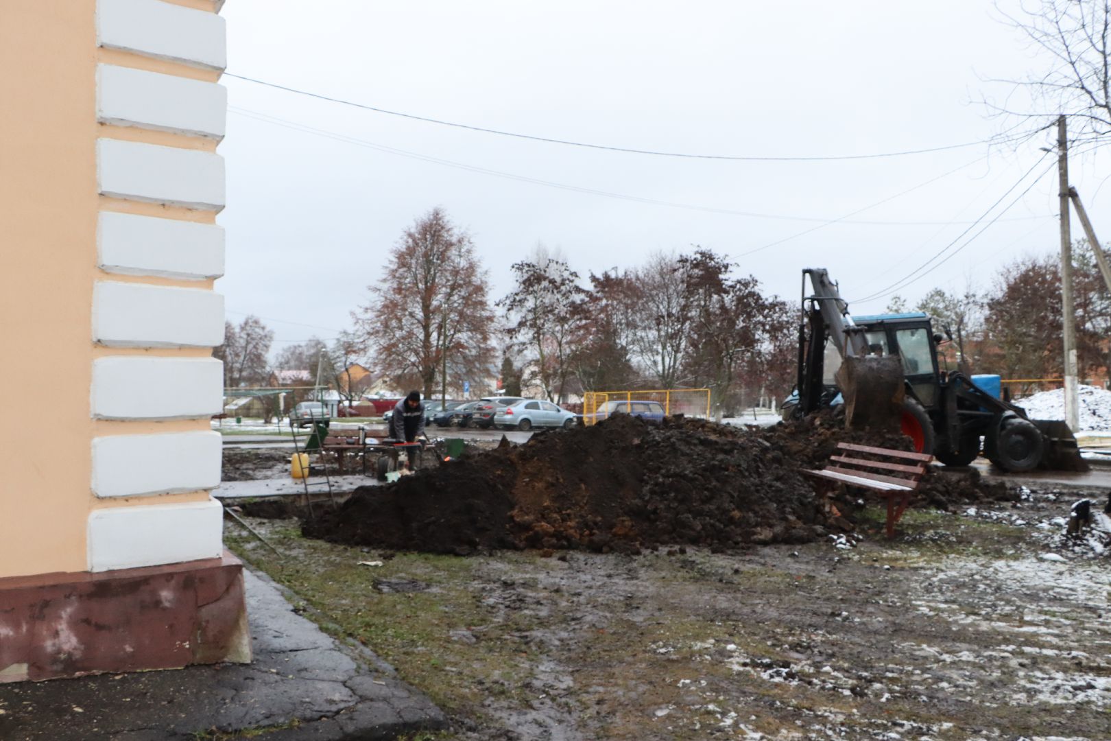 серебряные пруды, поселок успенский, ликвидация аварии на теплотрассе,