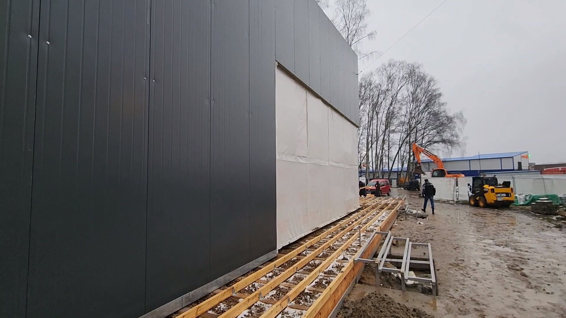 чехов,микрорайон губернский, лесопарк, строительство, благоустройство, универсальный павильон, летняя веранда, терраса, основание под веранду, проходы и проезды, пешеходные зоны, фасадные работы, инженерные сети, канализационно-насосная станция, видеокамеры,  серверная, кафе,госпрограмма московской области, формирование комфортной городской среды,