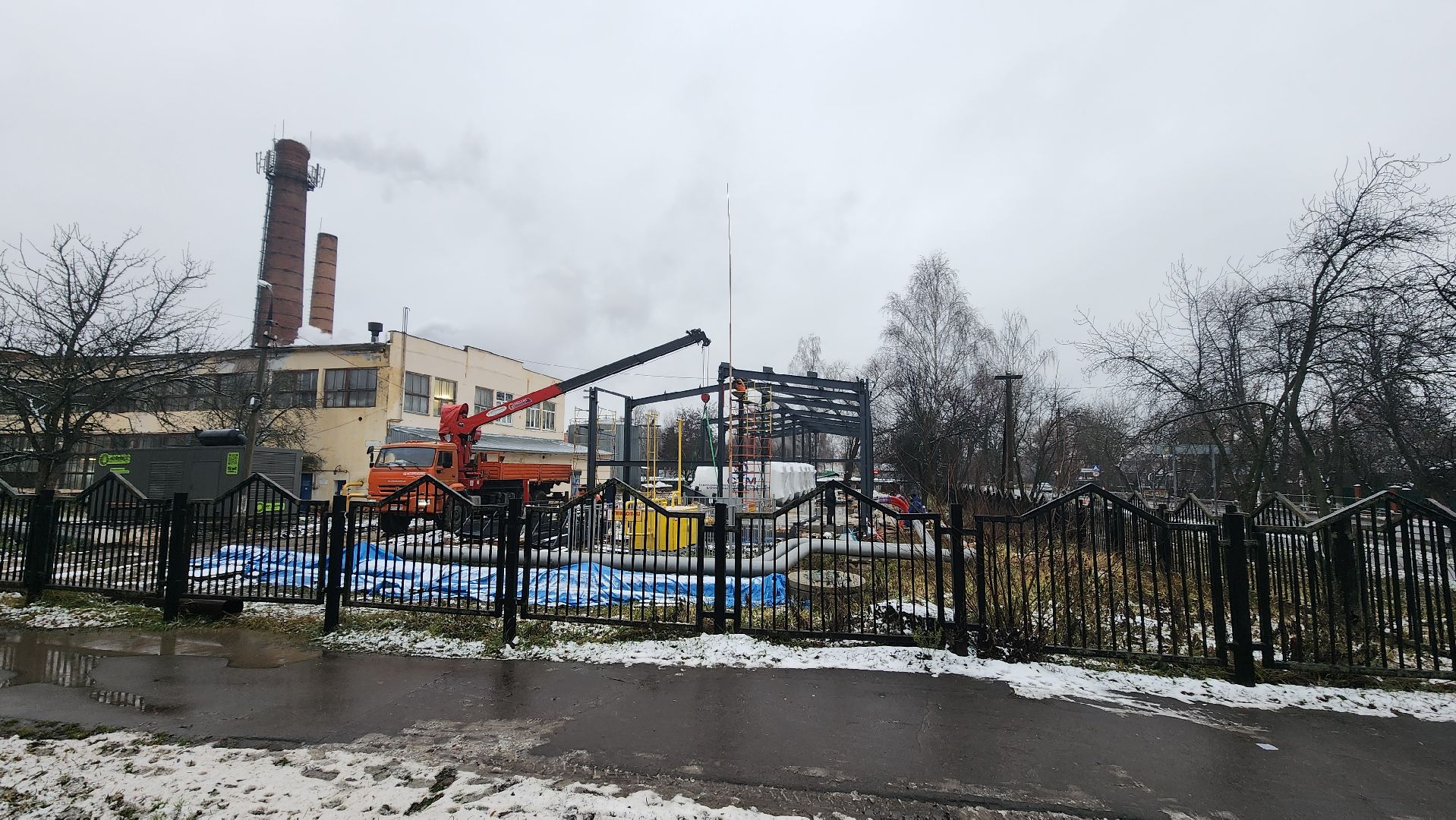 Зарайск, Строительство, Строительство новой котельной в Зарайске,