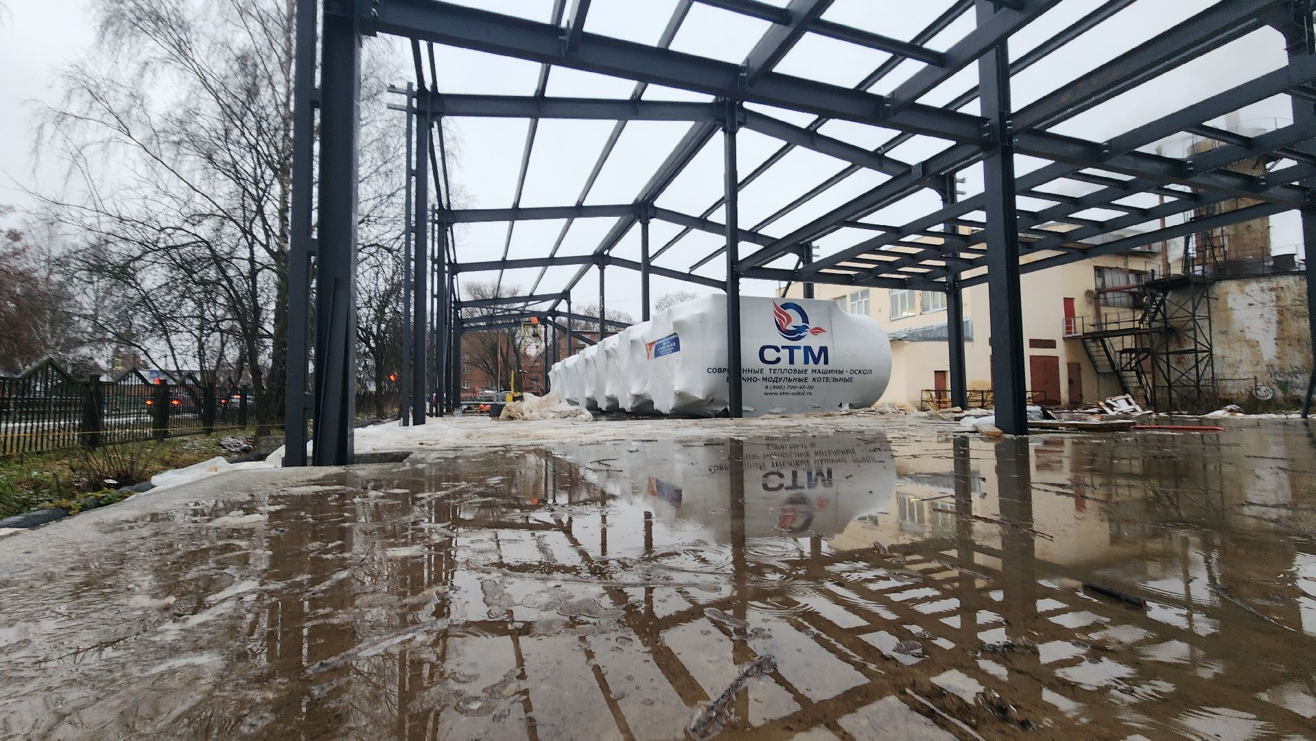 Зарайск, Строительство, Строительство новой котельной в Зарайске,