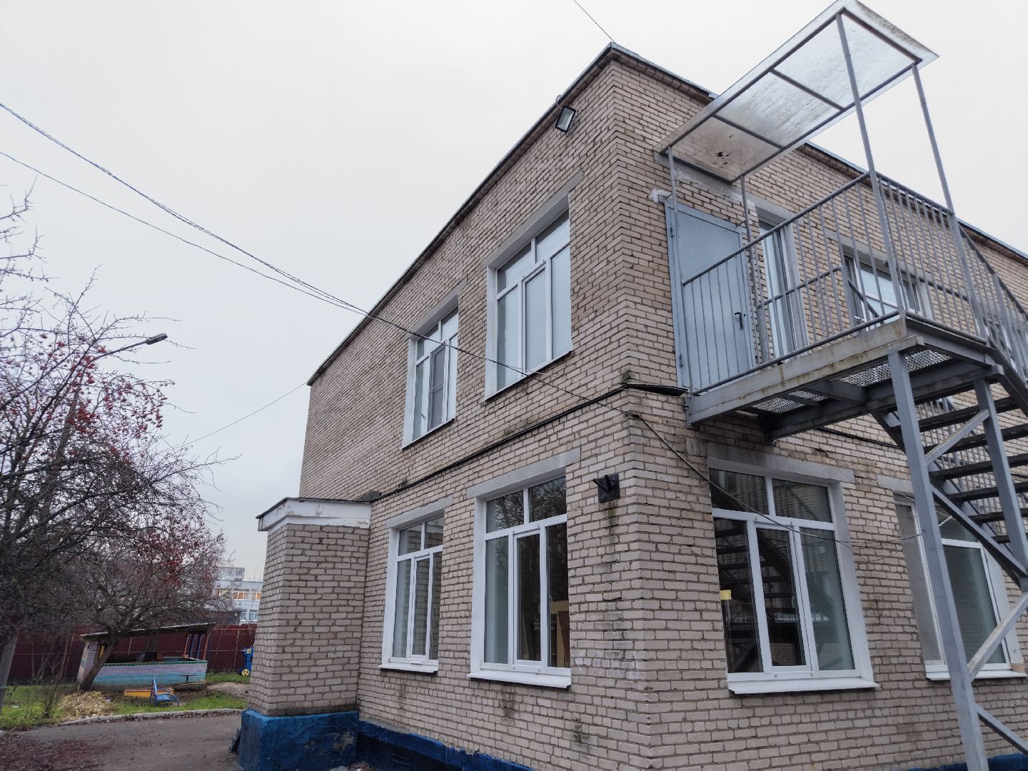 видео с коптера, детский сад при школе 27, детский сад в подольске,