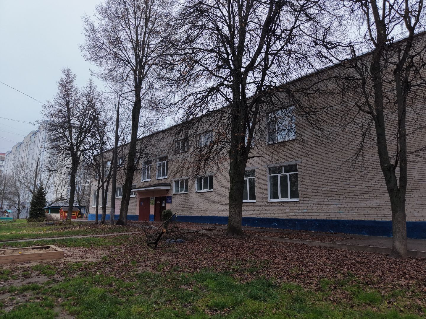 видео с коптера, детский сад при школе 27, детский сад в подольске,