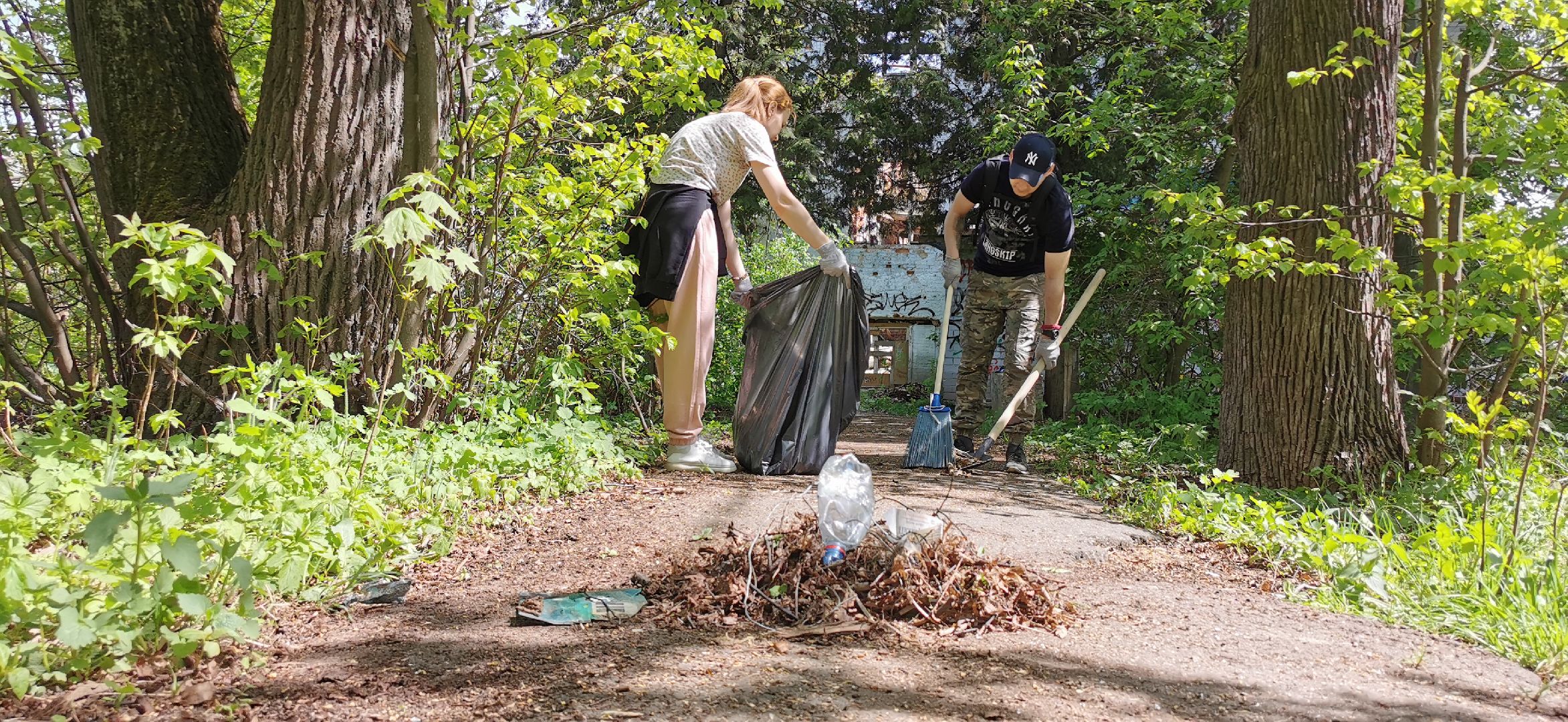 субботник, усадьба, волонтёры,