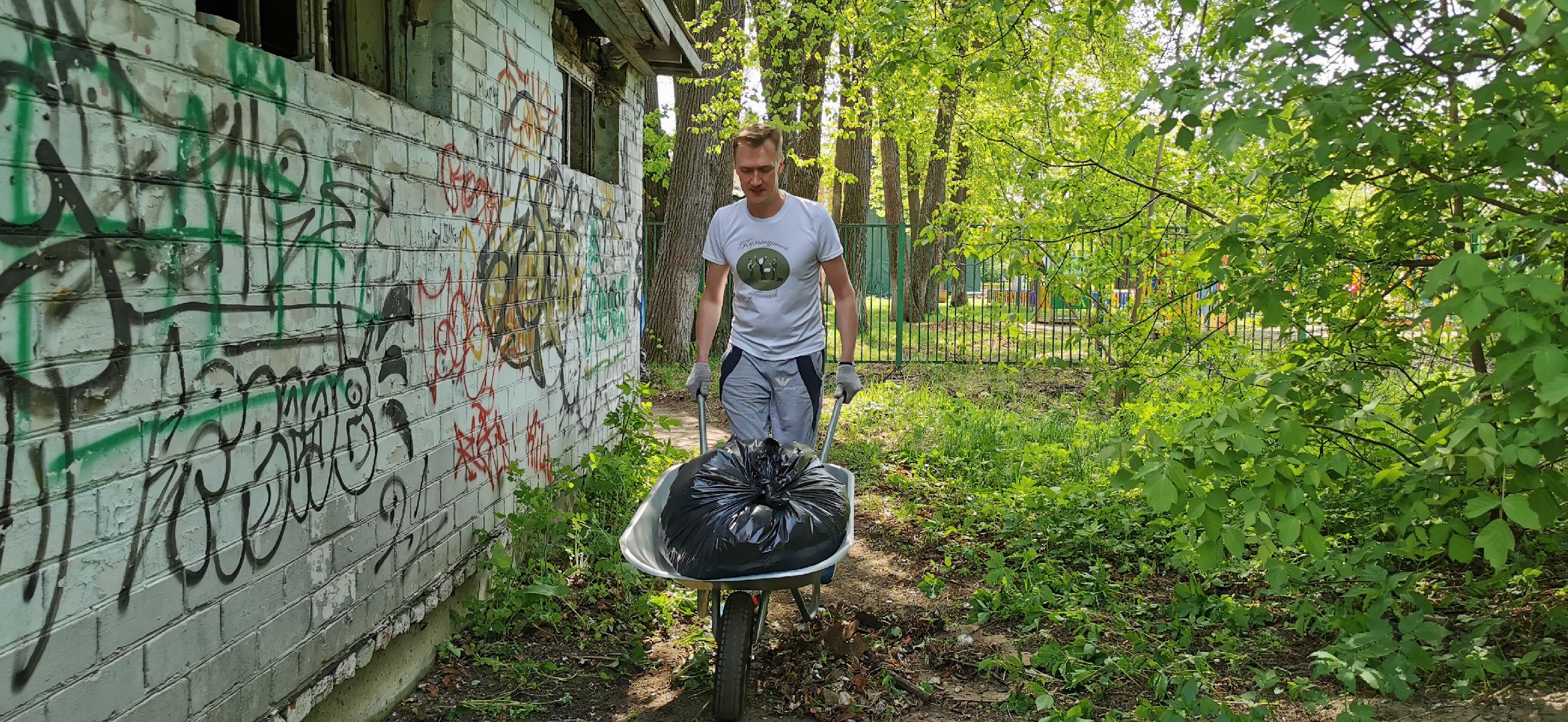 субботник, усадьба, волонтёры,