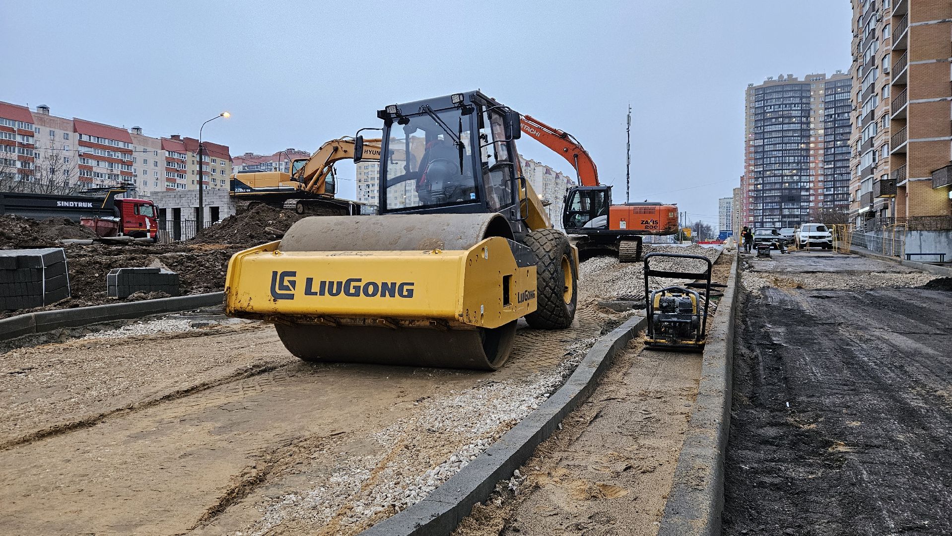 долгопрудный, улица молодежная,ремонт дороги, ремонт улицы, реконструкция дороги,