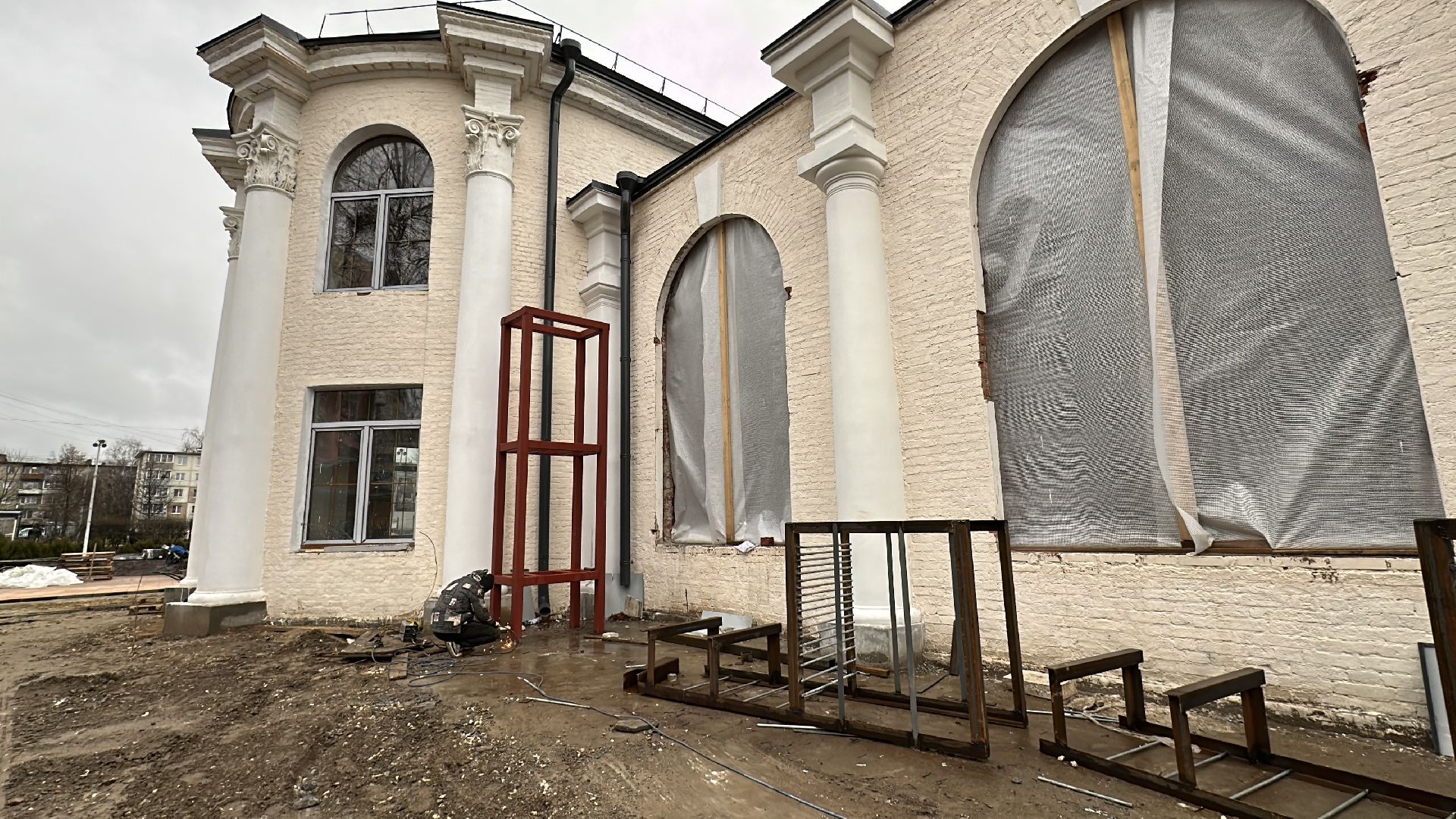 ивантеевка, капитальный ремонт дк, пушкинский городской округ, строительство,