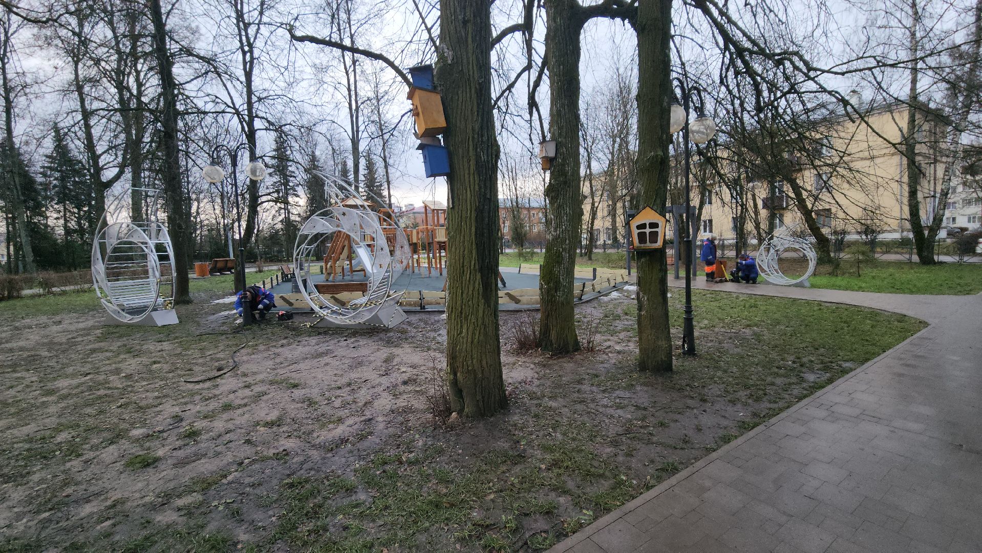 серпухов, сквер в поселке пролетарский, дк лира в поселке пролетарский,