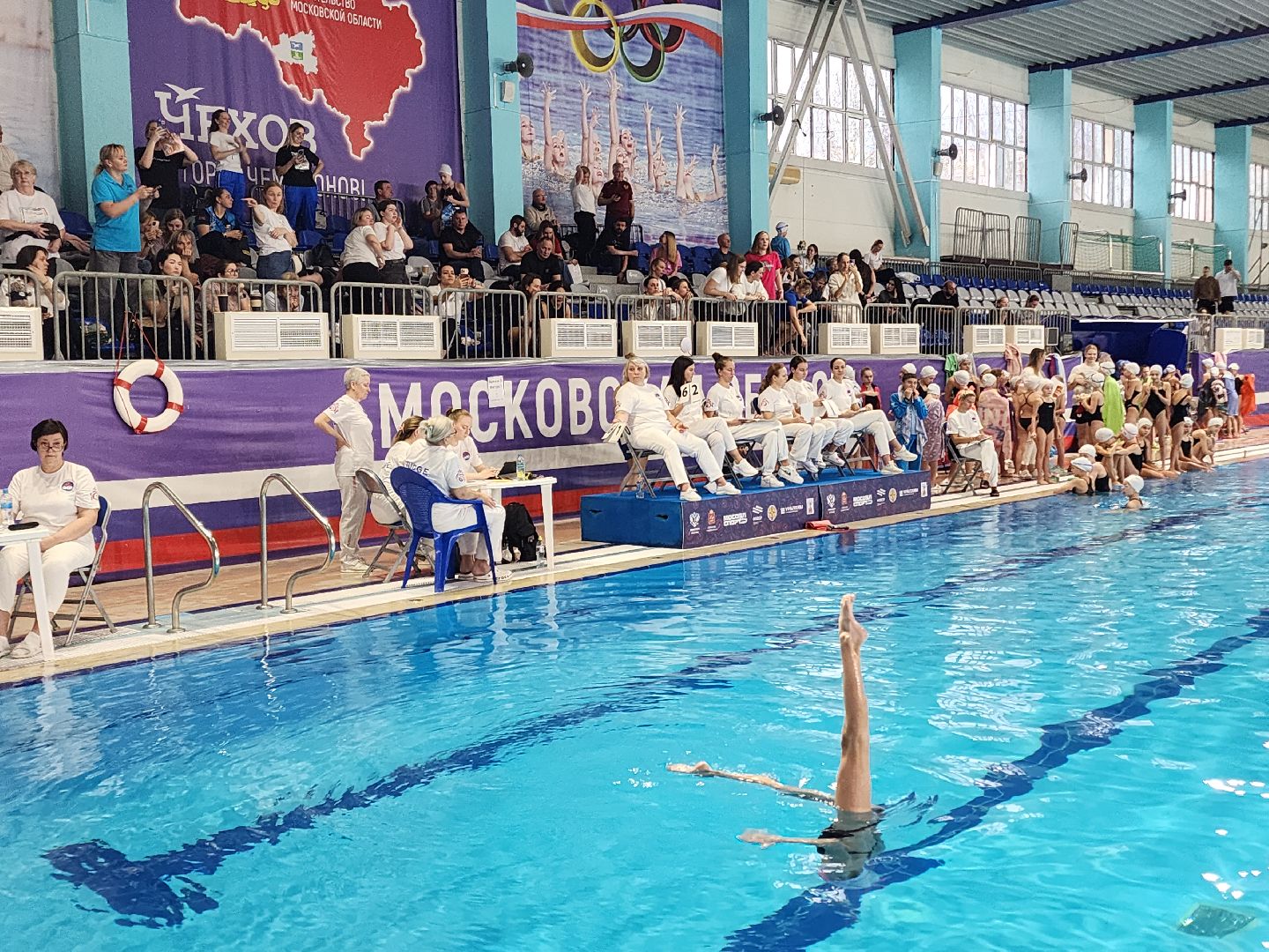 чехов, дворец спорта олимпийский, международный турнир, русская матрешка, синхронное плавание, дети до 13 лет, соревнования, фигуры,ольга брусникина, главный судья полина прощенко,показательные выступления, соло, дуэты, командные состязания, бассейн олимпийский,группы, комби,