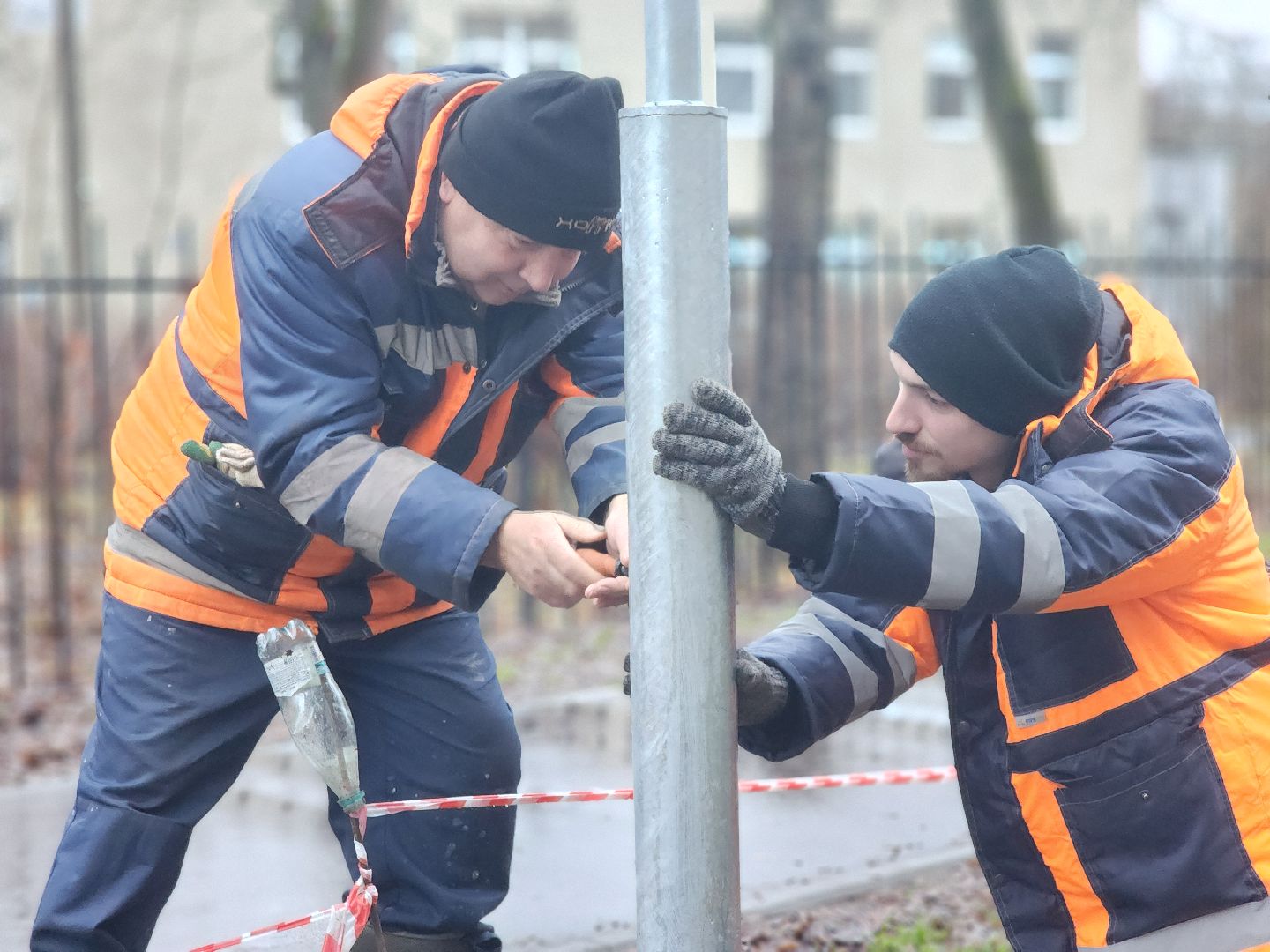 Черноголовка, Благоустройство, опоры уличного освещения,