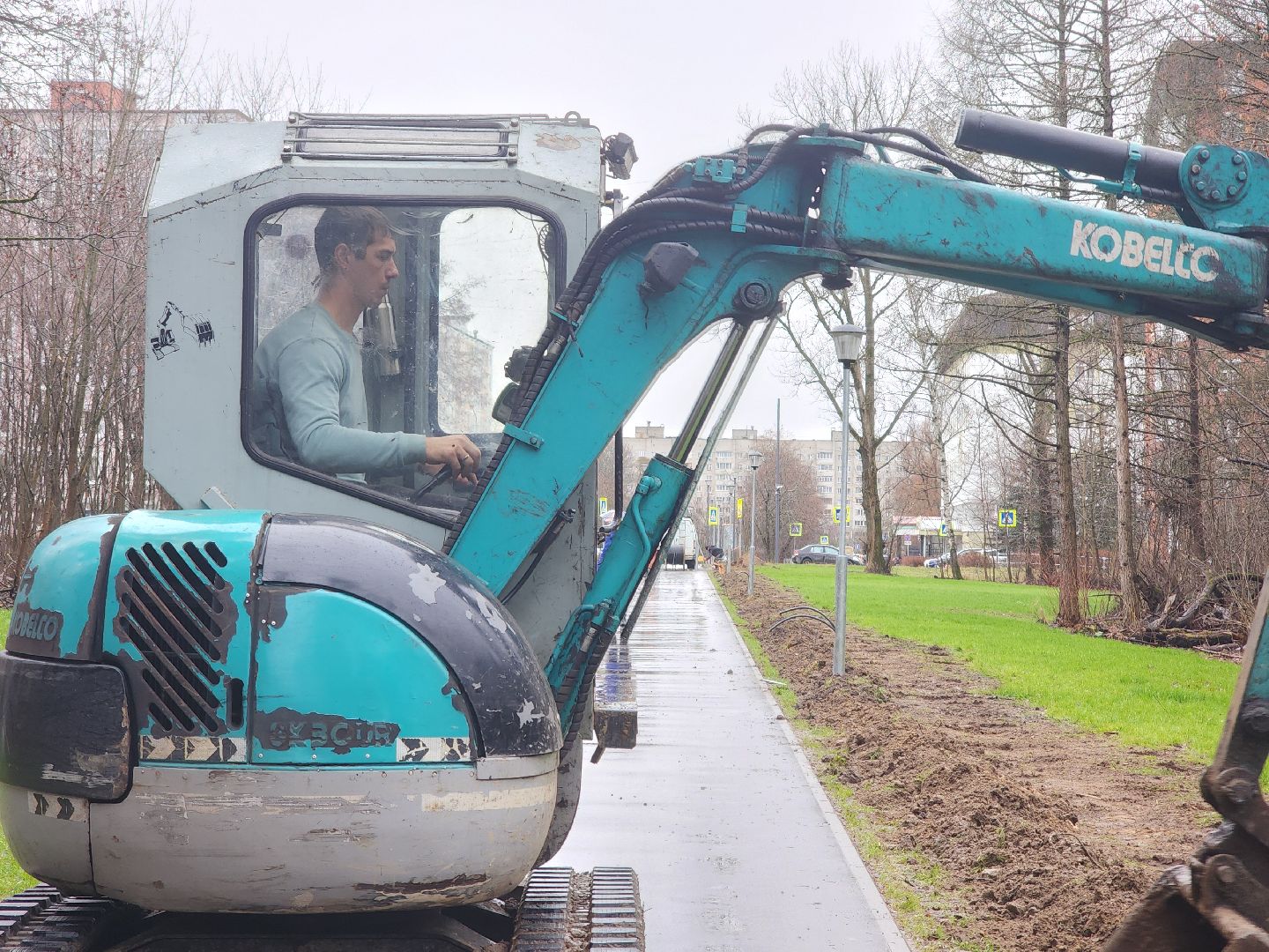 Черноголовка, Благоустройство, опоры уличного освещения,