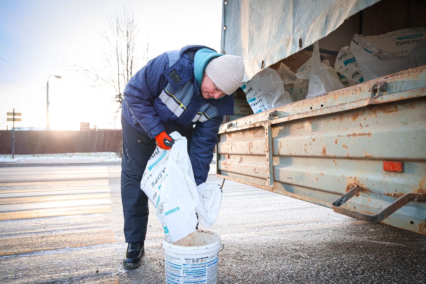 клин, общество, благоустройство, обработка дорог, борьба с гололедом,