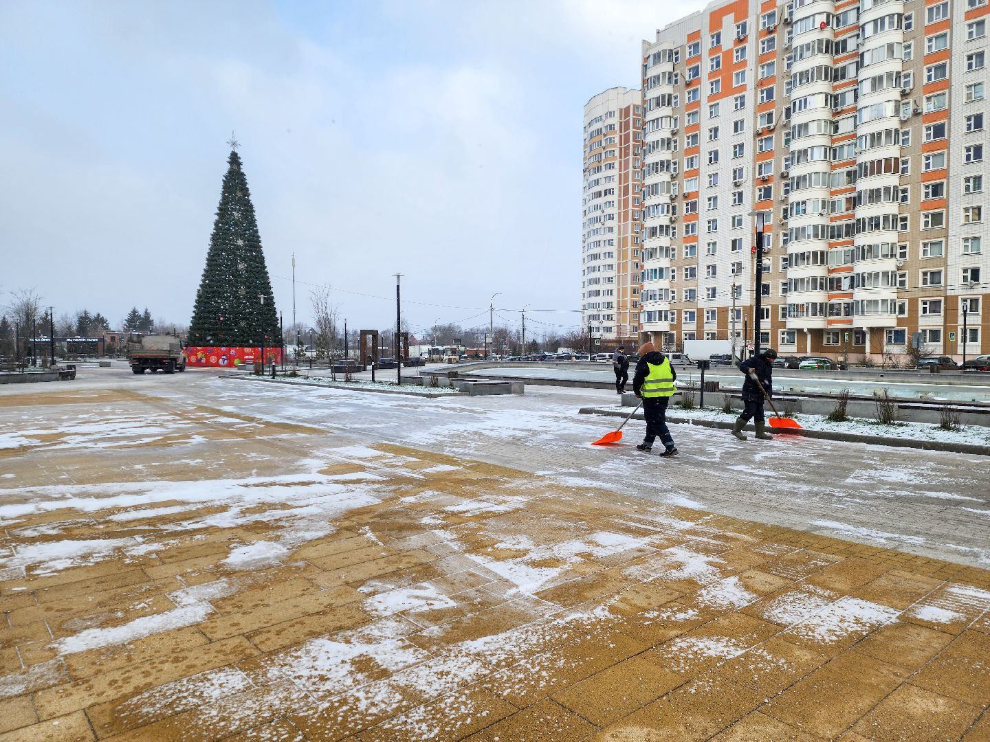 Подольск, коммунальная служба, Гололед, Пкб,
