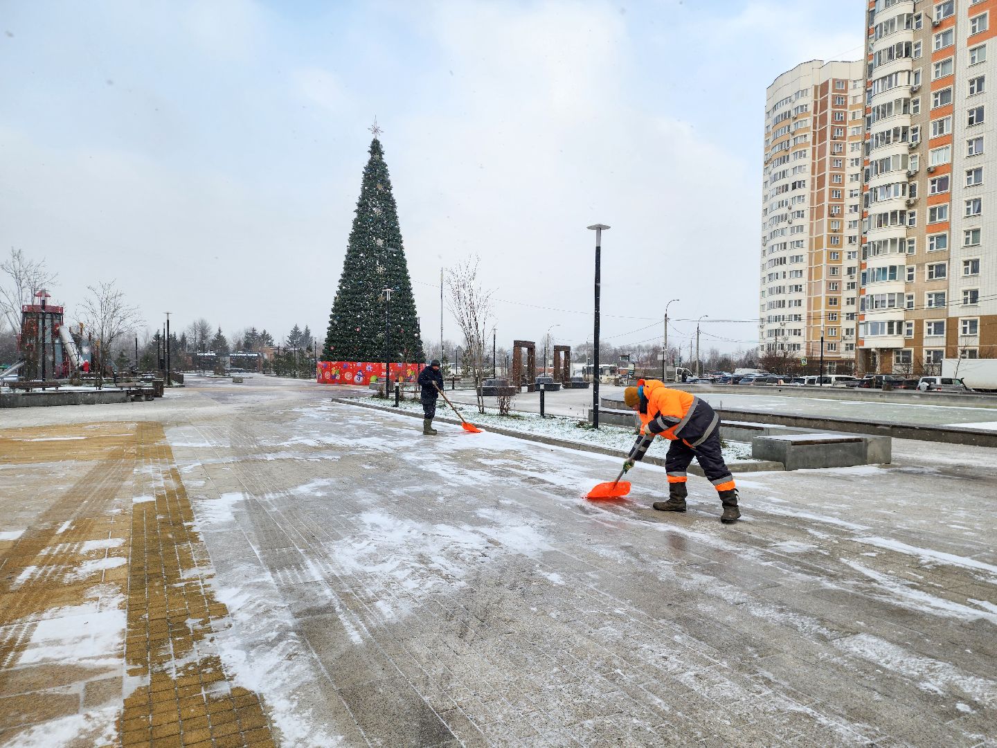 Подольск, коммунальная служба, Гололед, Пкб,