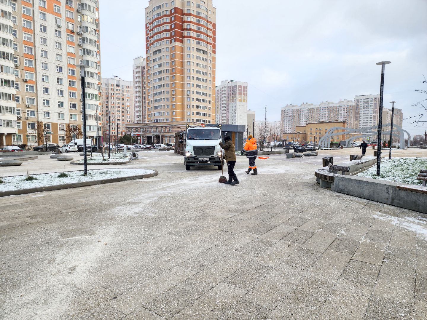 Подольск, коммунальная служба, Гололед, Пкб,