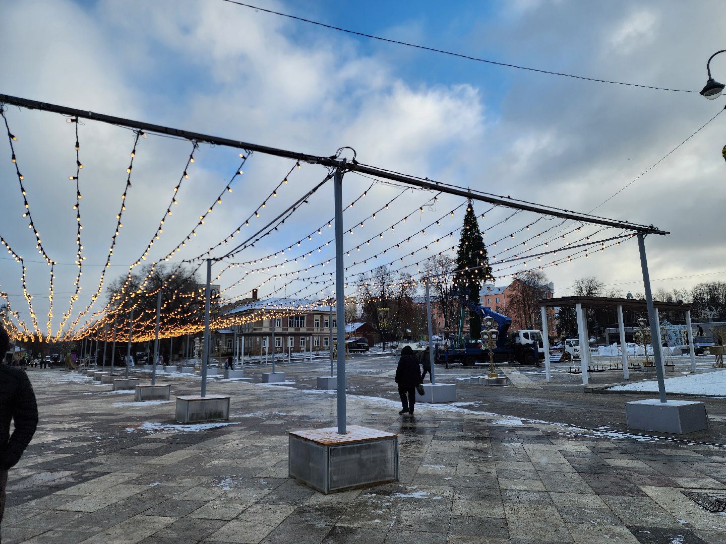 Ногинск, украшение города, Елка, Новый год, Игрушки, гирлянда,