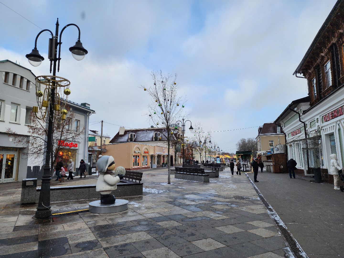 Ногинск, украшение города, Елка, Новый год, Игрушки, гирлянда,
