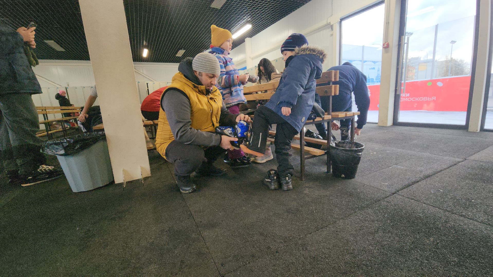 серпухов, каток в серпухове, каток в парке питомник,