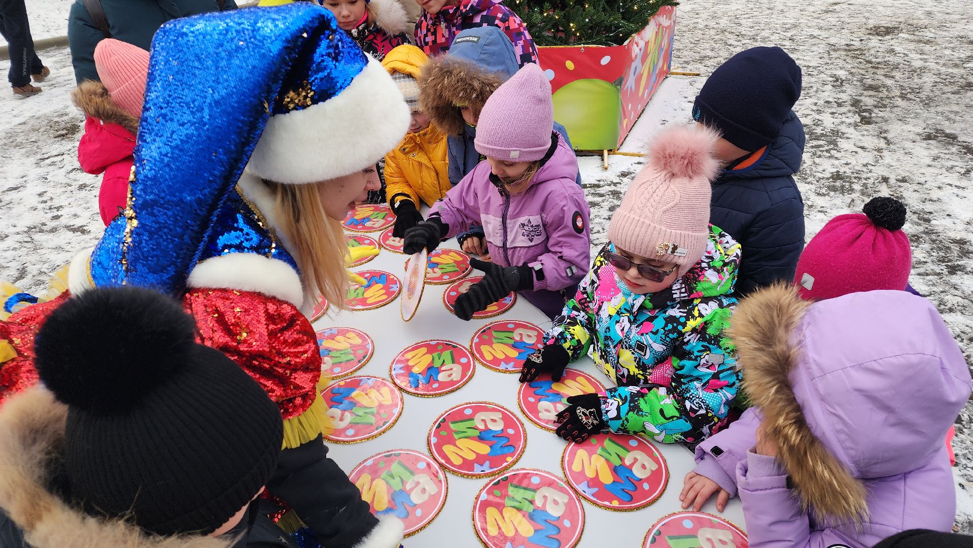 волоколамск, городской парк, зима в  подмосковье,