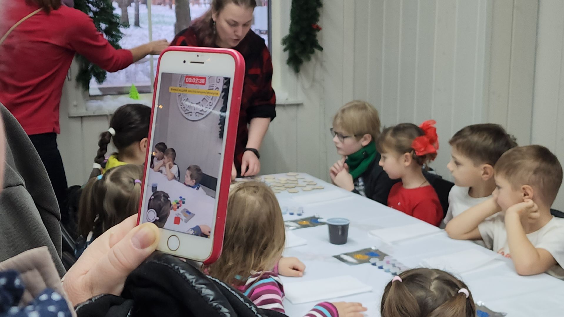 зима в  подмосковье, красногорск, дед мороз, городской парк,