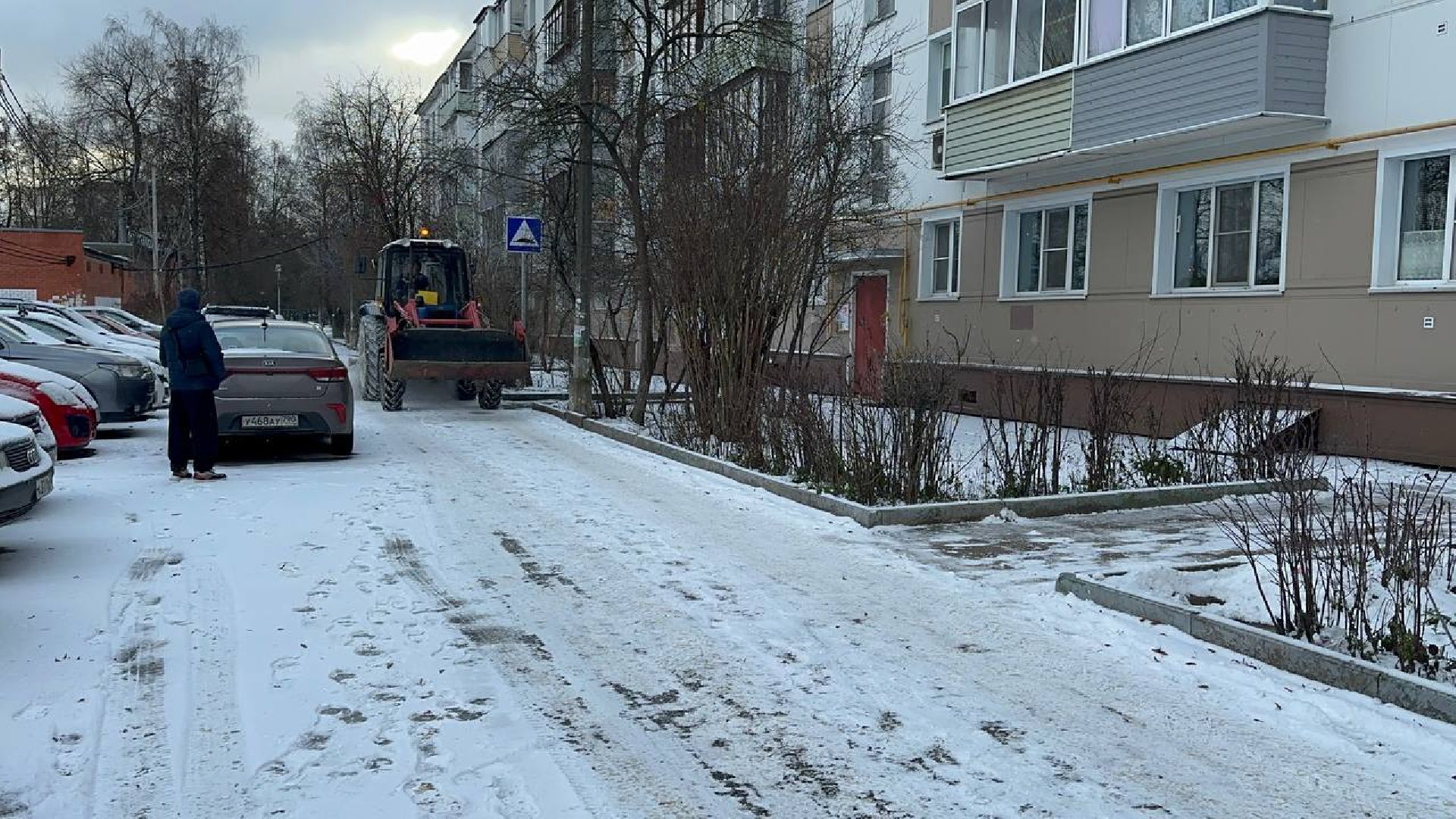 домодедово, уборка снега,  снег и наледь,